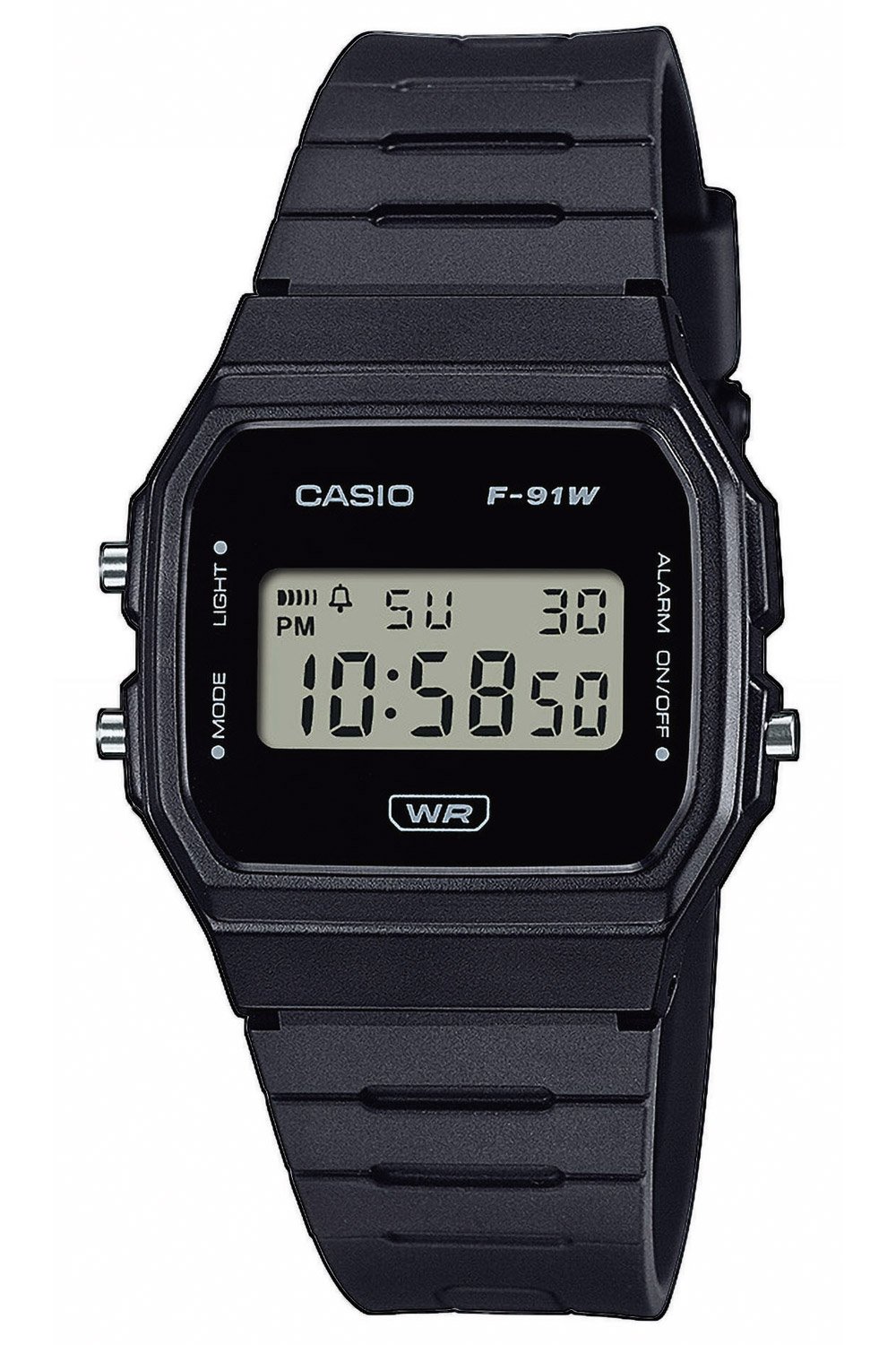 Casio F-91WB-1AEF Timeless Collection Damen- und Jugenduhr Schwarz