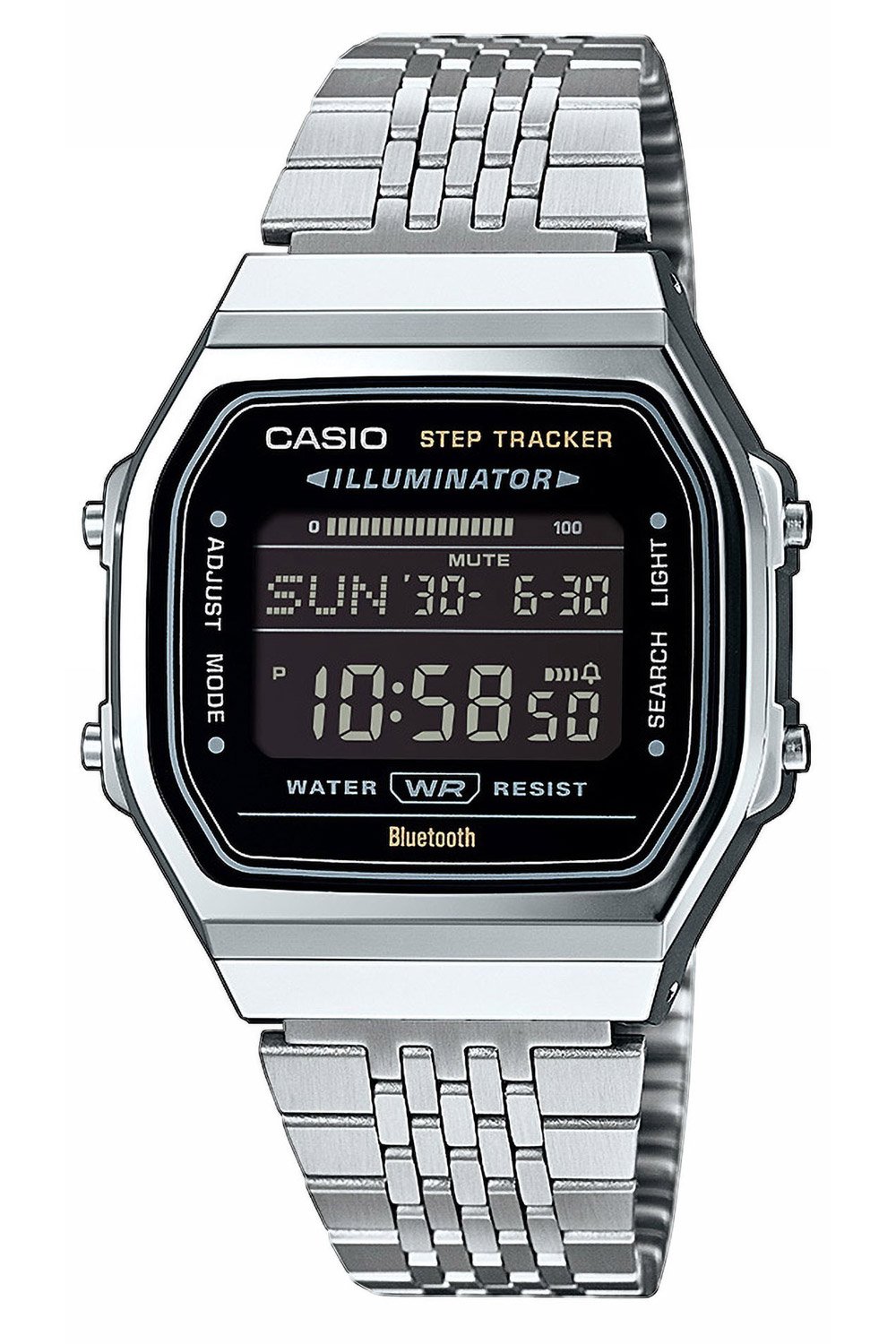 Casio ABL-100WE-1BEF Vintage Iconic Digitaluhr Bluetooth