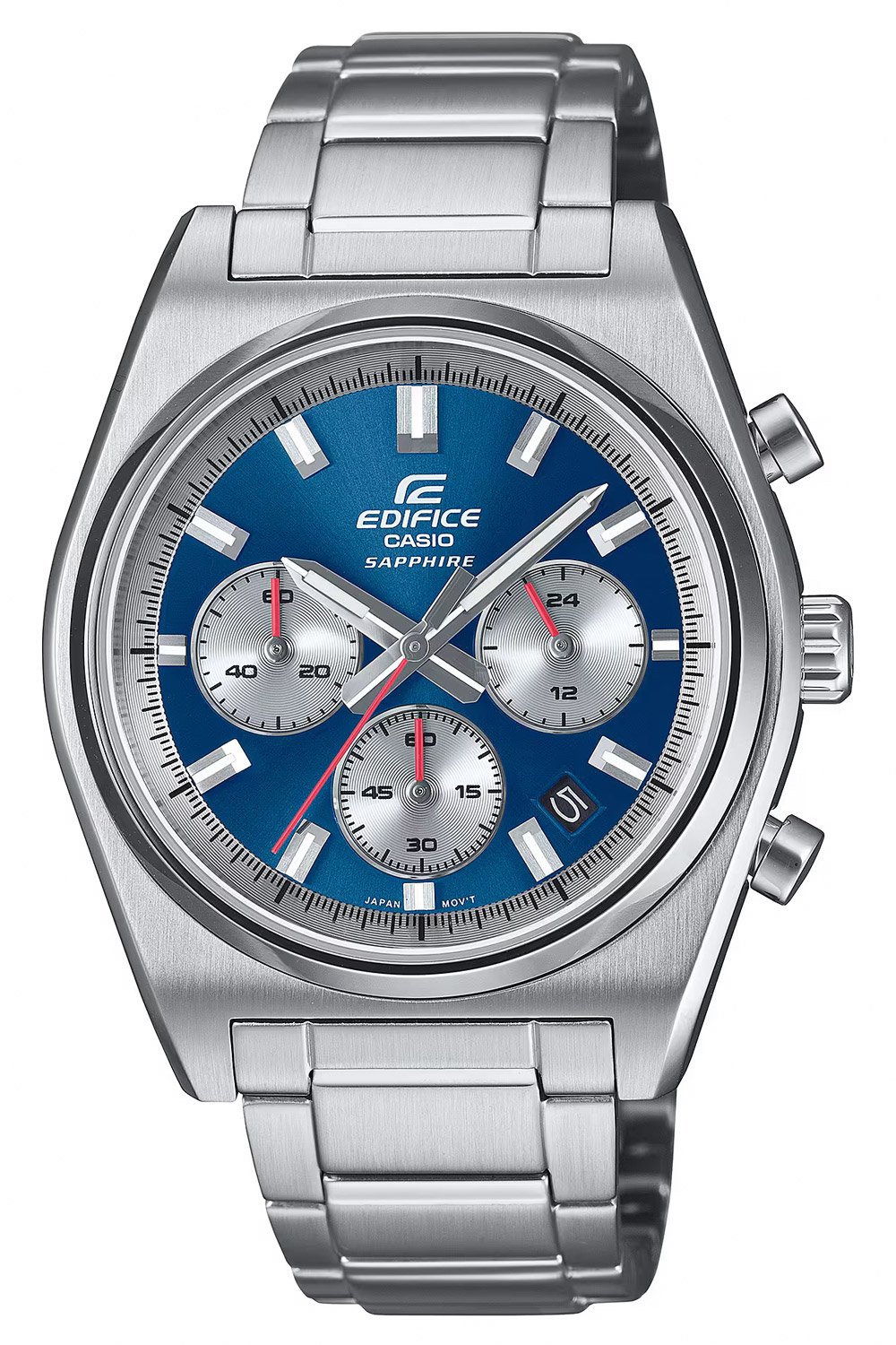 Casio EFB-730D-2AVUEF Edifice Herrenuhr Chronograph Stahl/Blau