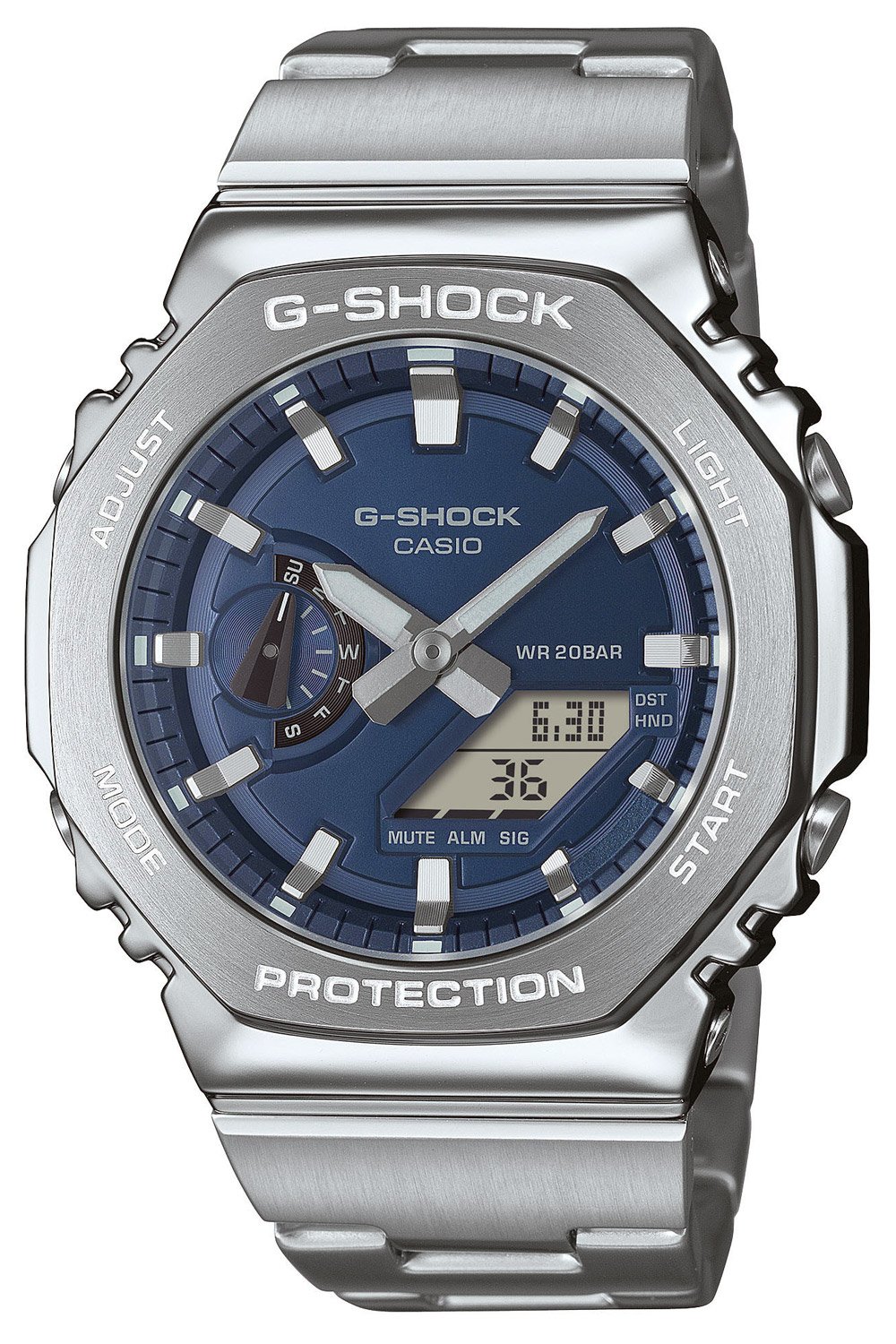 Casio GM-2110D-2BER G-Shock G-Steel Herrenuhr Dunkelblau