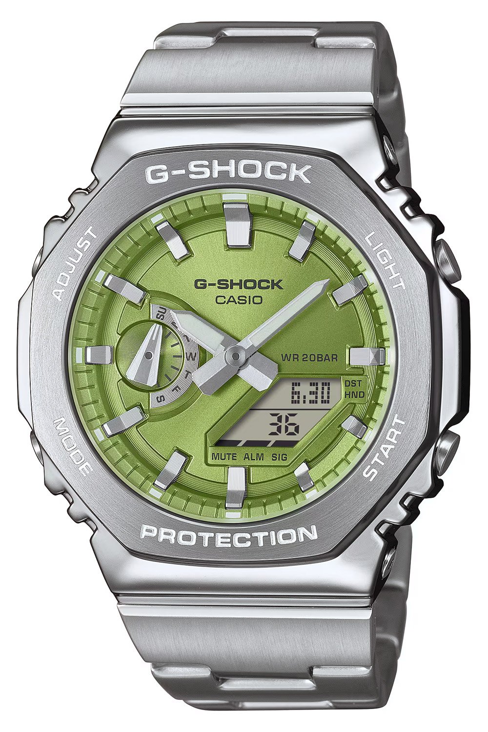 Casio GM-2110D-3AER G-Shock G-Steel Herrenarmbanduhr Grün