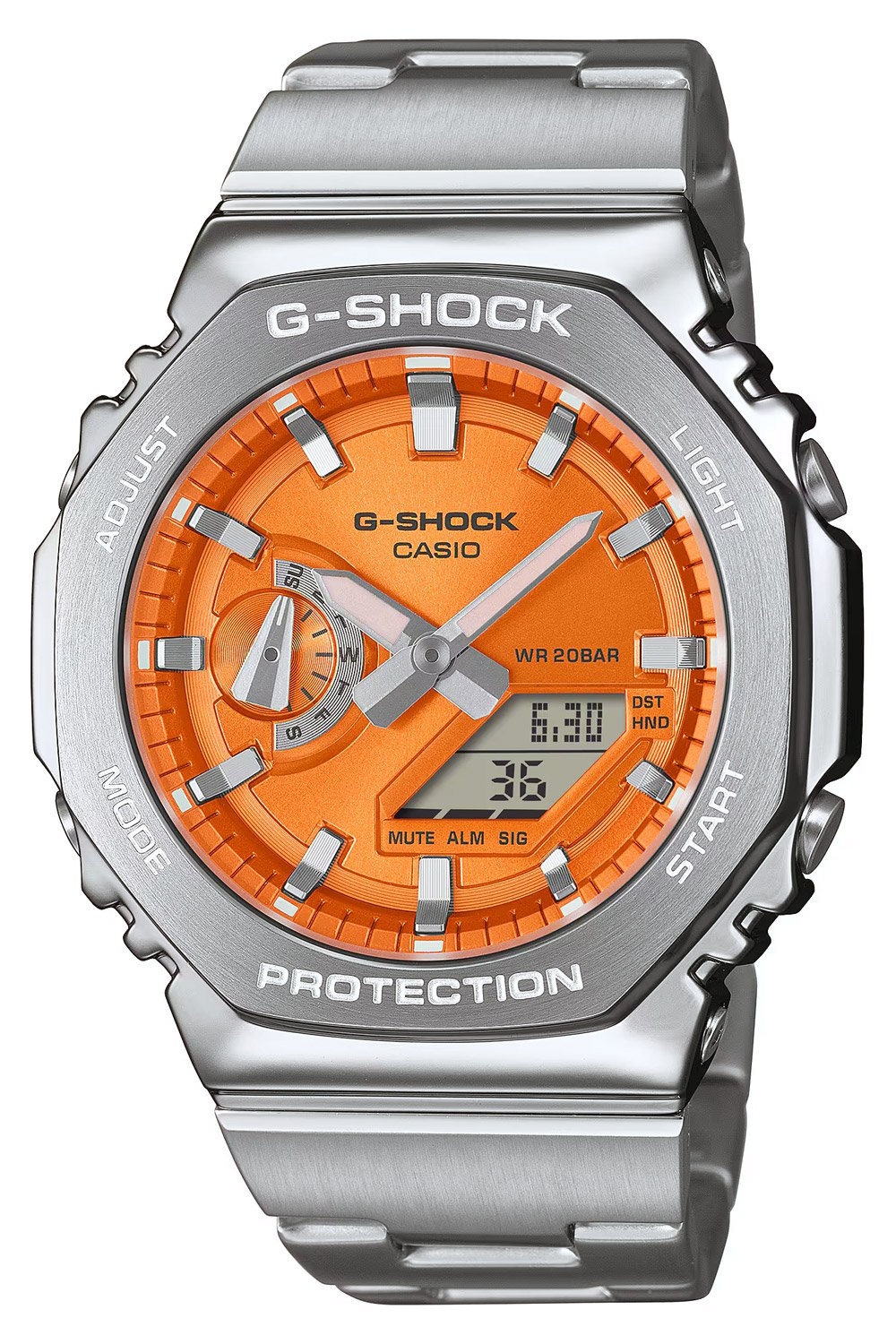 Casio GM-2110D-4AER G-Shock G-Steel Herrenuhr Orange