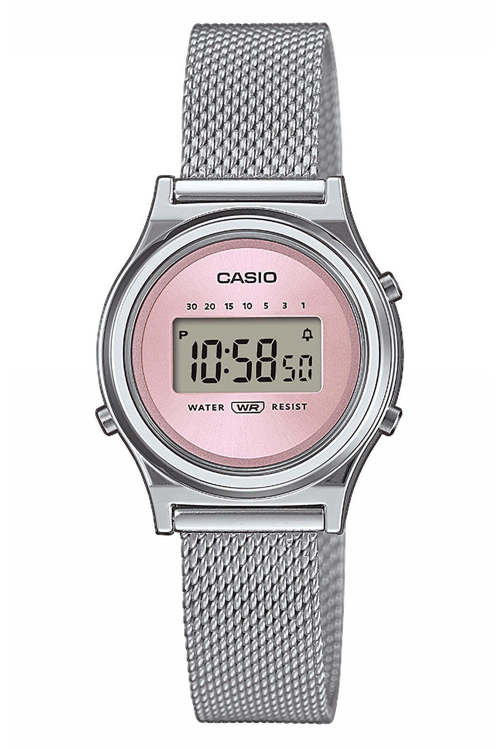 Casio LA700WEM-4AEF Mini Collection Damenuhr Stahl/Rosafarben