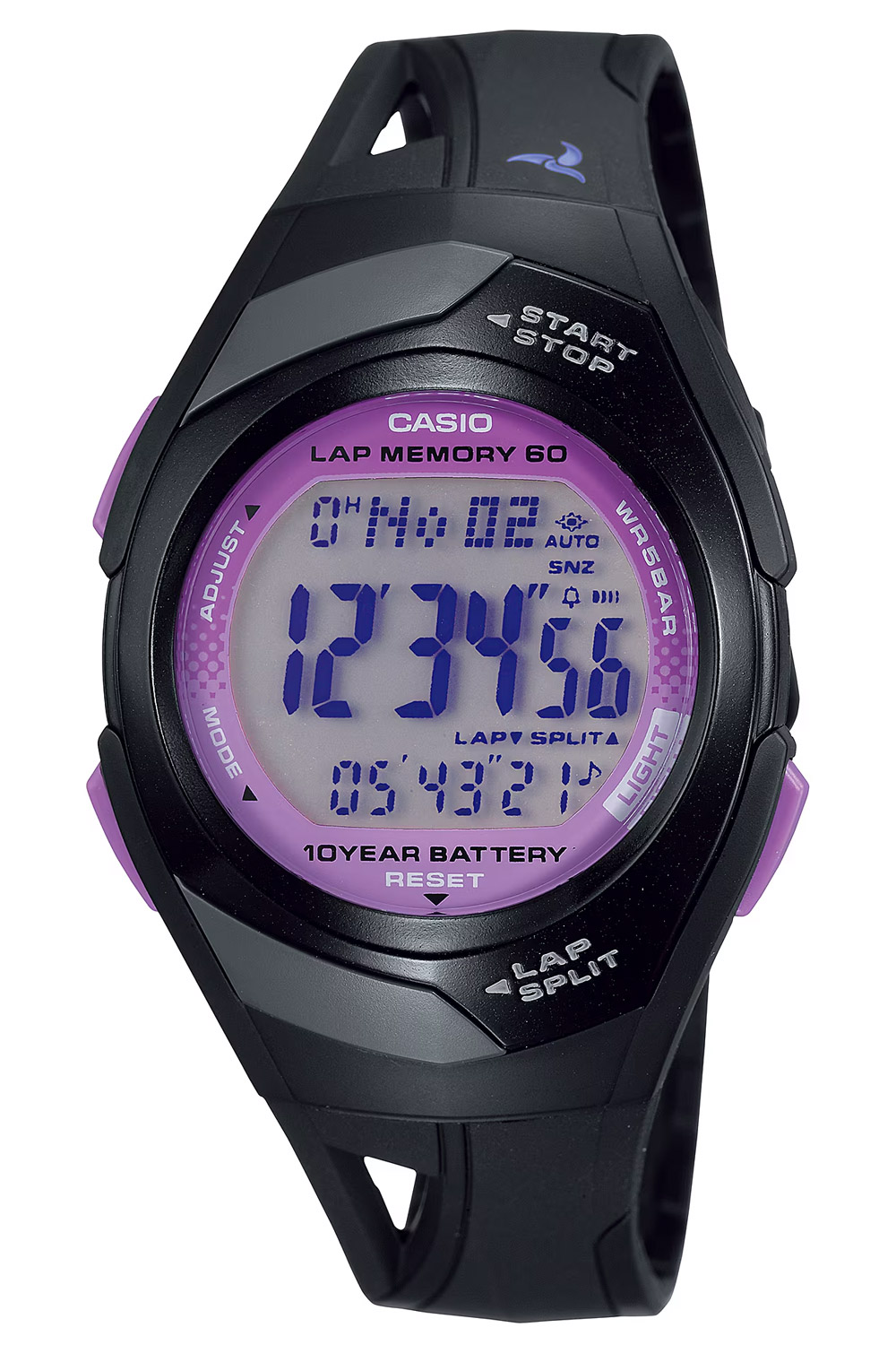 Casio Sports Women apos s and Youth Watch Digital Black Purple STR 300 1CEG uhrcenter