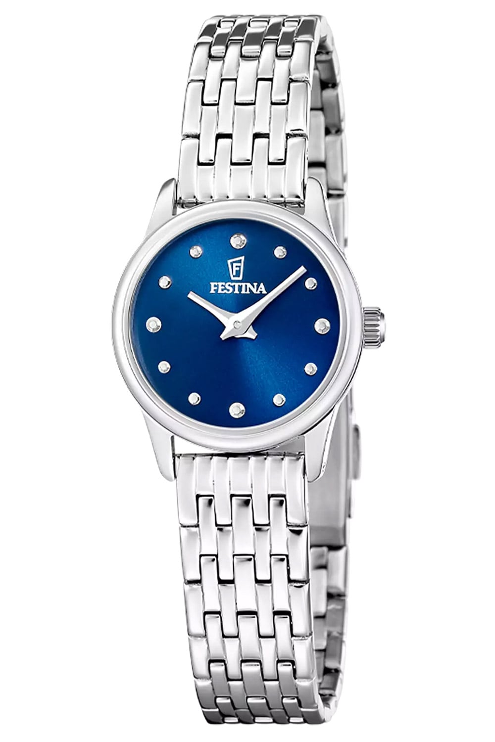 Festina F20749/4 Quarz Damenuhr Silberfarben/Blau