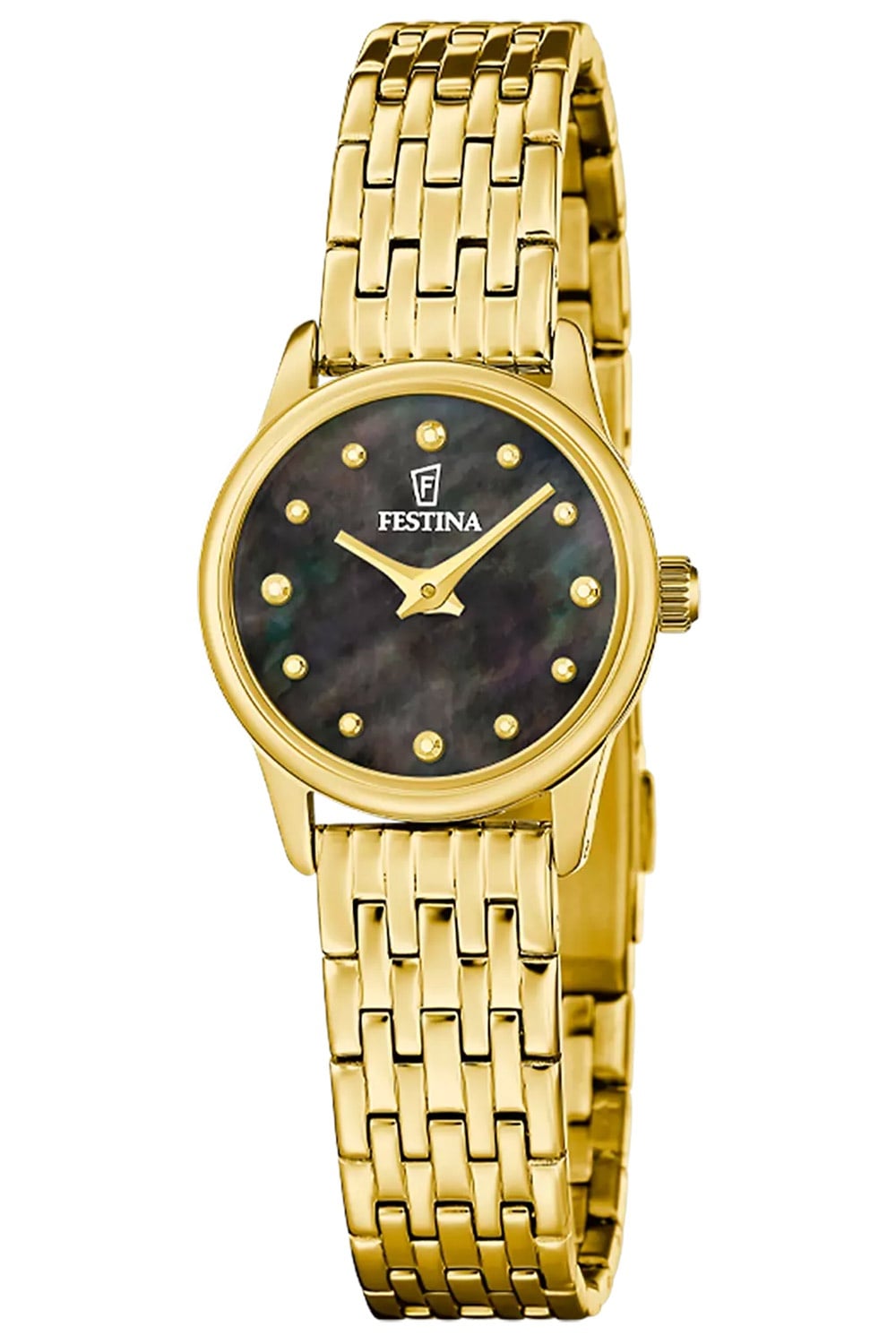 Festina F20750/6 Damenuhr Quarz Goldfarben/Schwarz