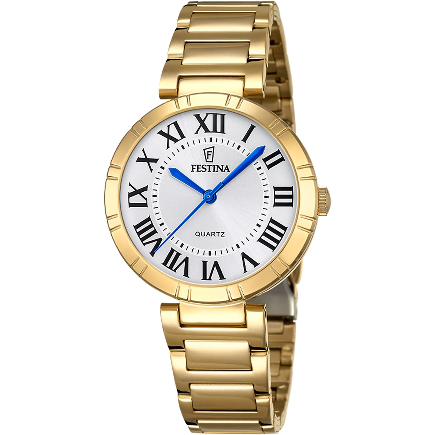 Festina F16938/3 Damenarmbanduhr Mademoiselle Quarz Goldfarben