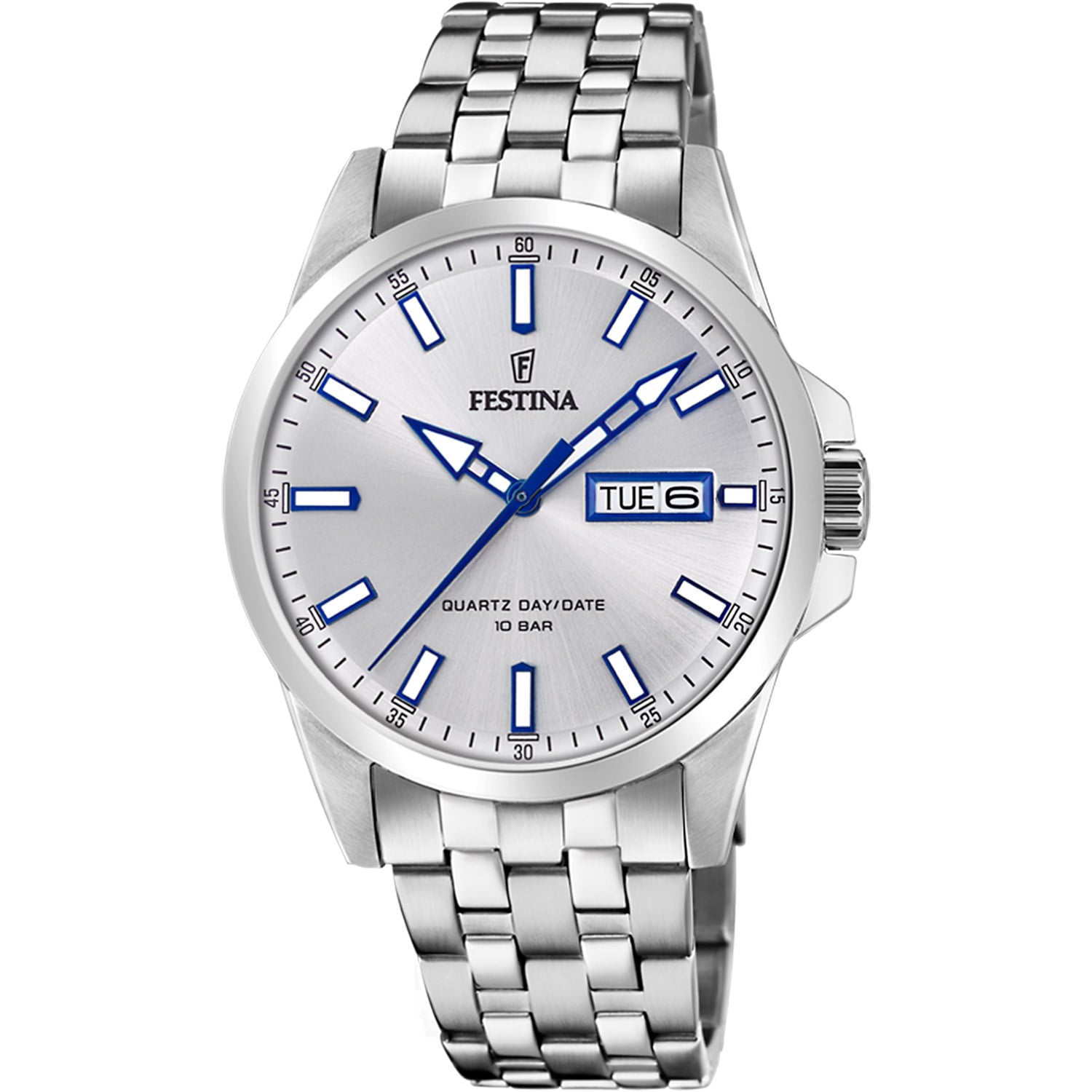 Festina F20357/1 Herrenuhr Quarz Silberfarben