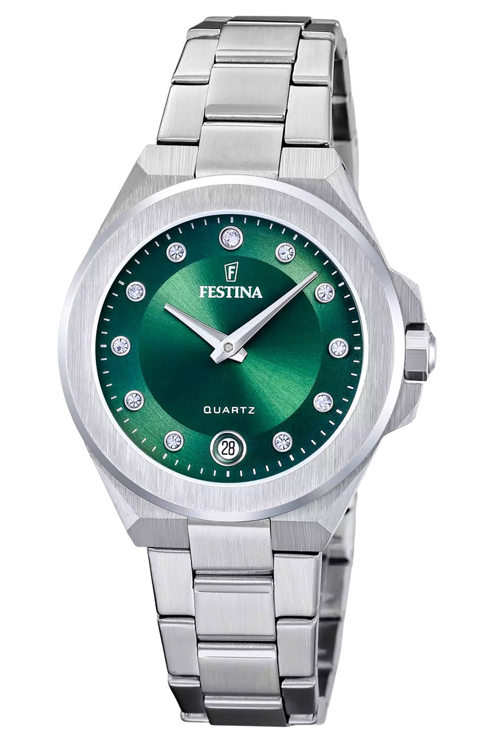 Festina F20700/4 Damenuhr Stahl/Grün