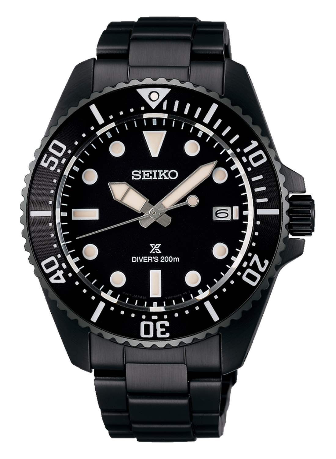 Seiko SNE599P1 Prospex Sea Herren-Taucheruhr Solar Schwarz