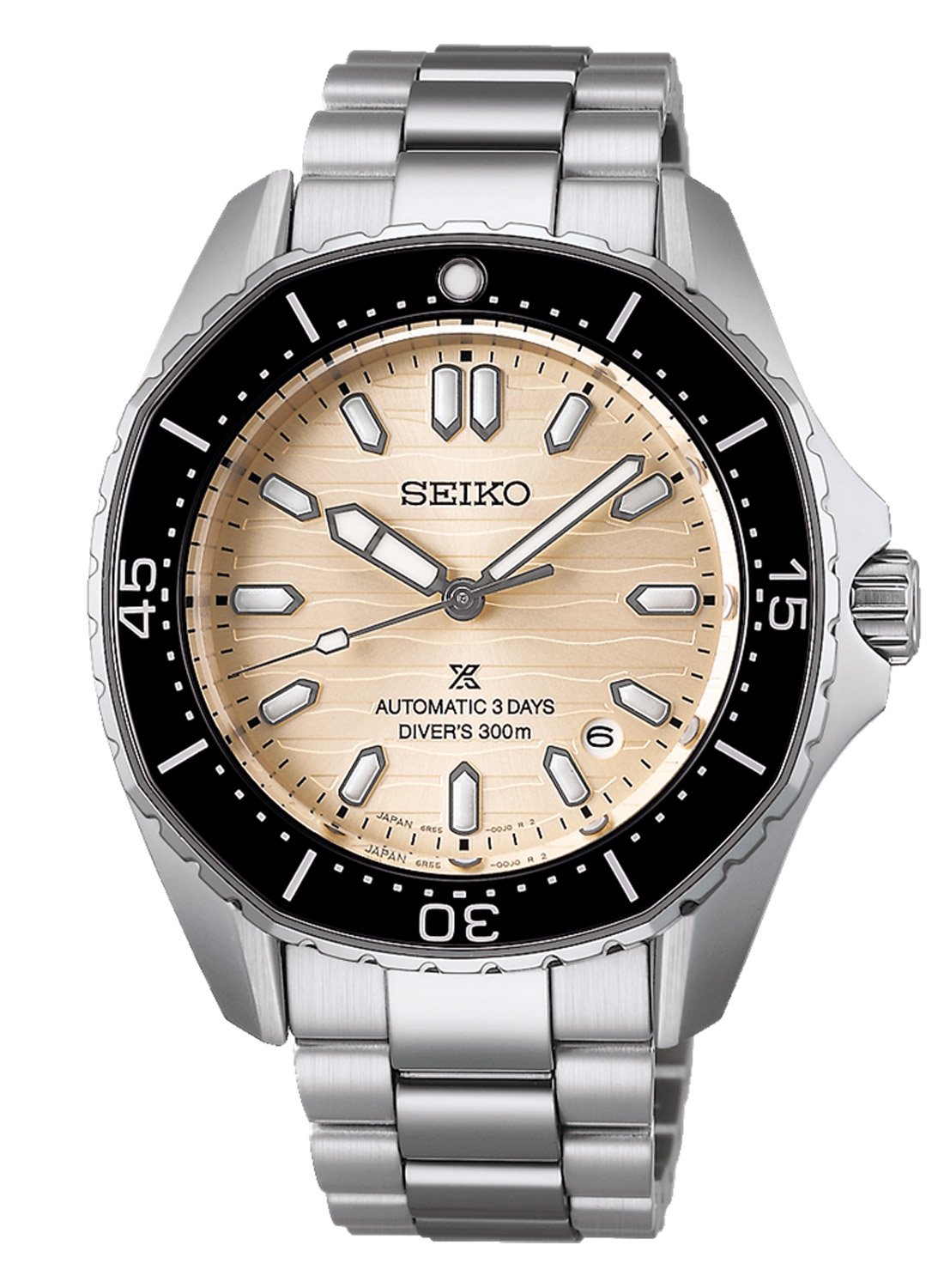 Seiko SPB481J1 Prospex Sea Herrenuhr Automatik Stahl/Beige