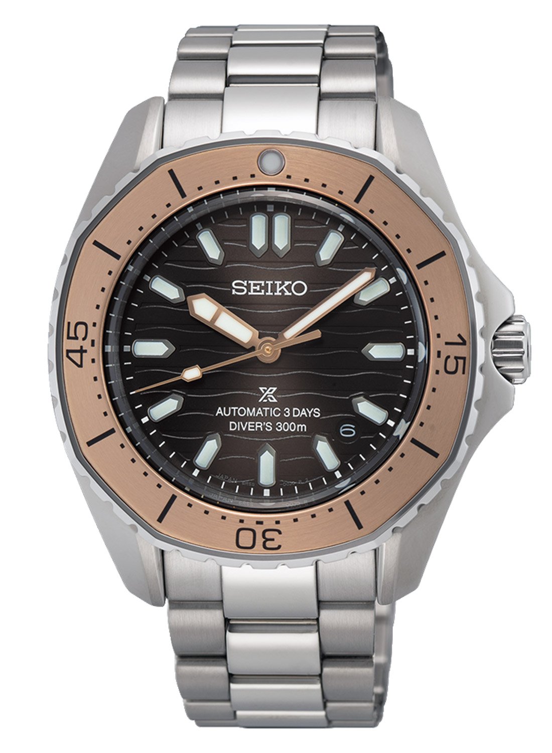 Seiko SPB485J1 Prospex Sea Herrenuhr Automatik Schwarz/Bronzefarben