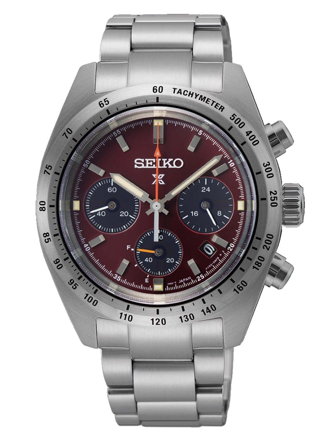 Seiko SSC953P1 Prospex Speedtimer Herrenuhr Solar Weinrot LE