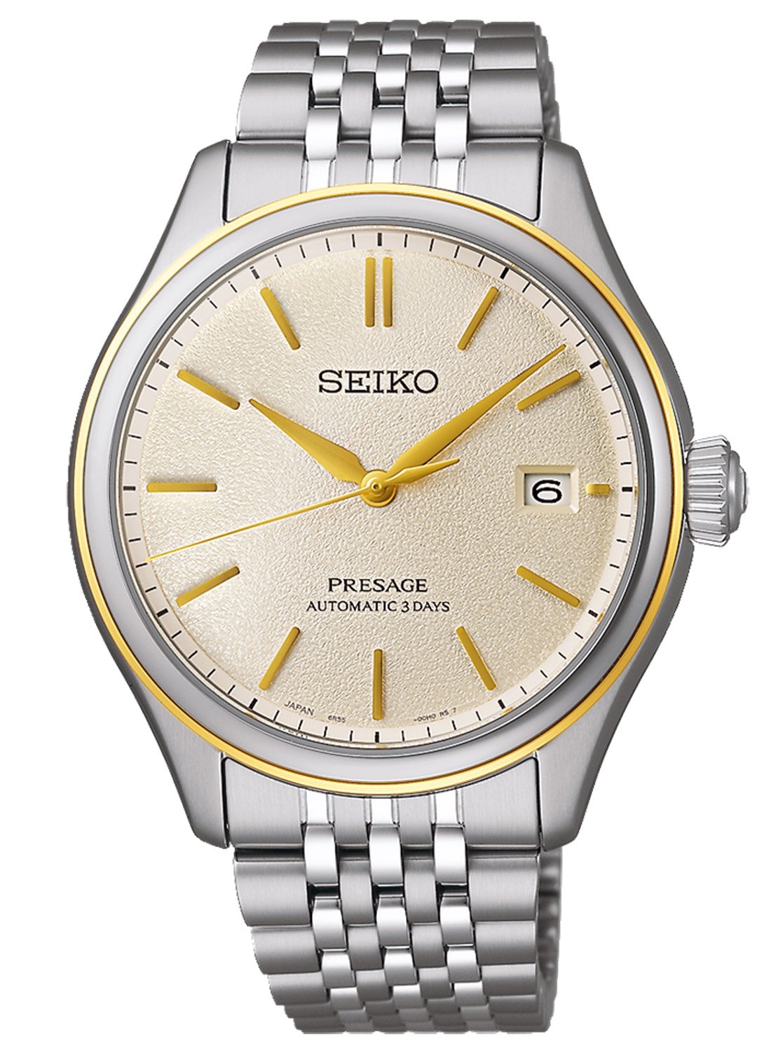 Seiko SPB478J1 Presage Armbanduhr Automatik Classic Zweifarbig