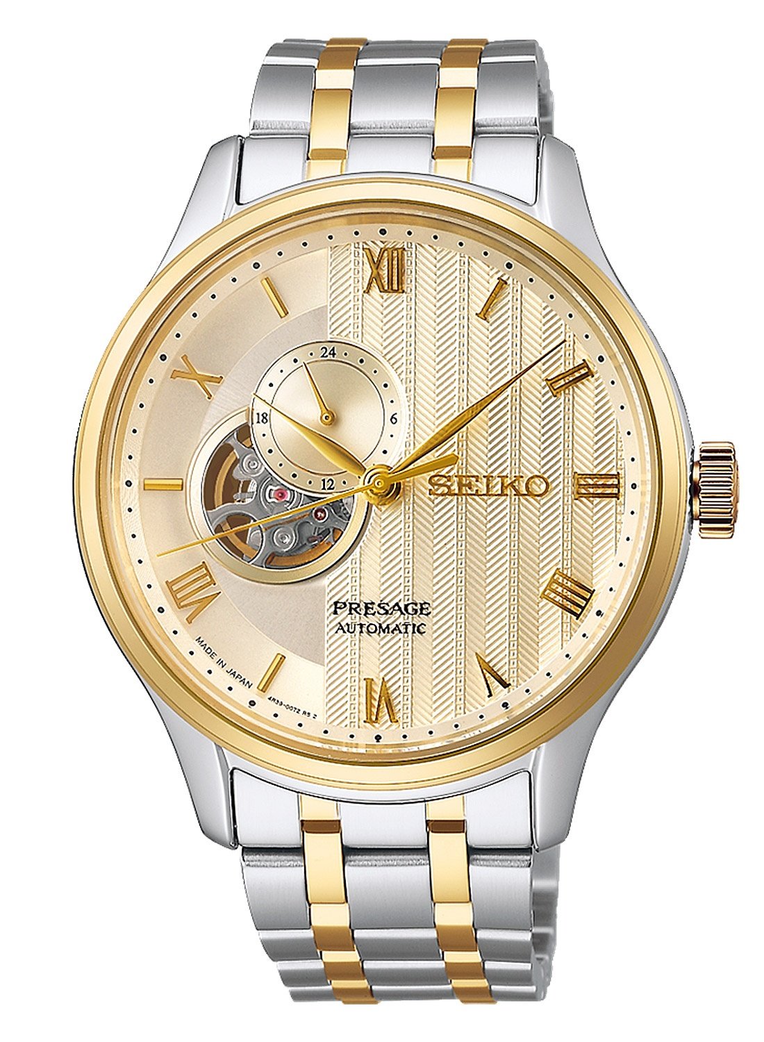 Seiko SSA464J1 Presage Herren-Automatikuhr Japanese Garden Bicolor