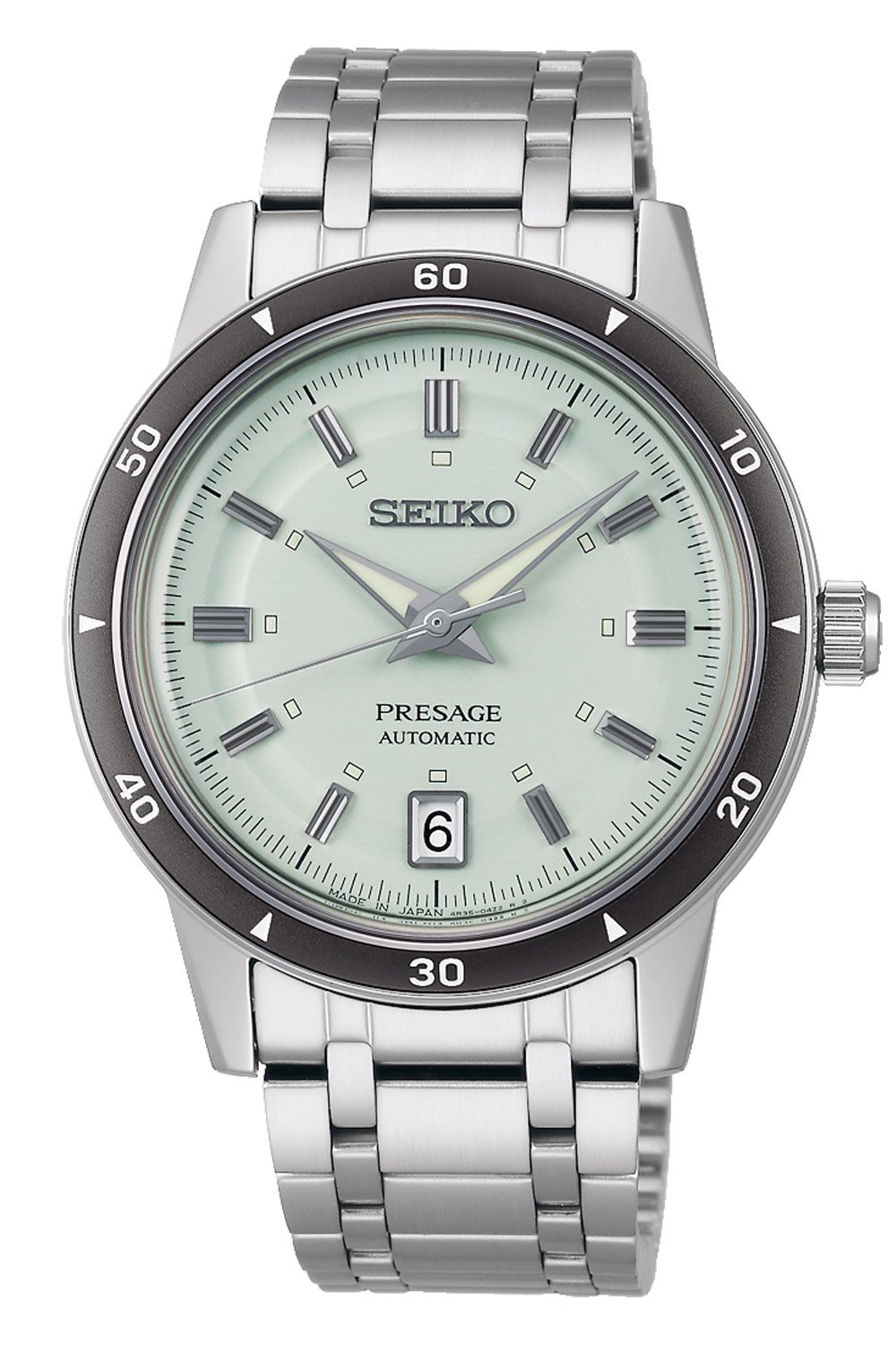 Seiko SRPL71J1 Presage Style 60’s Herrenuhr Automatik Mintgrün