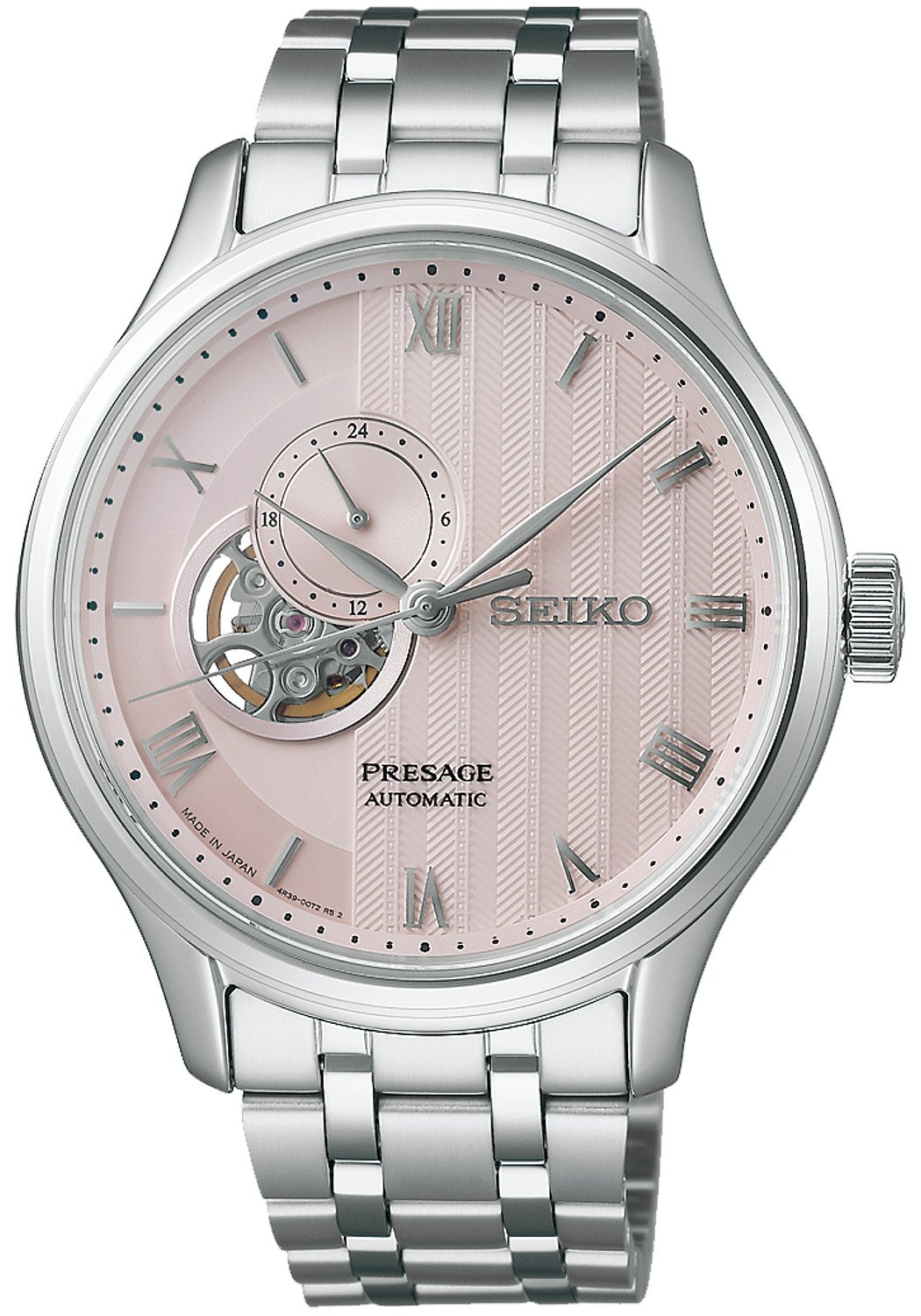 Seiko SSA465J1 Presage Armbanduhr Automatik Japanese Garden Rosafarben