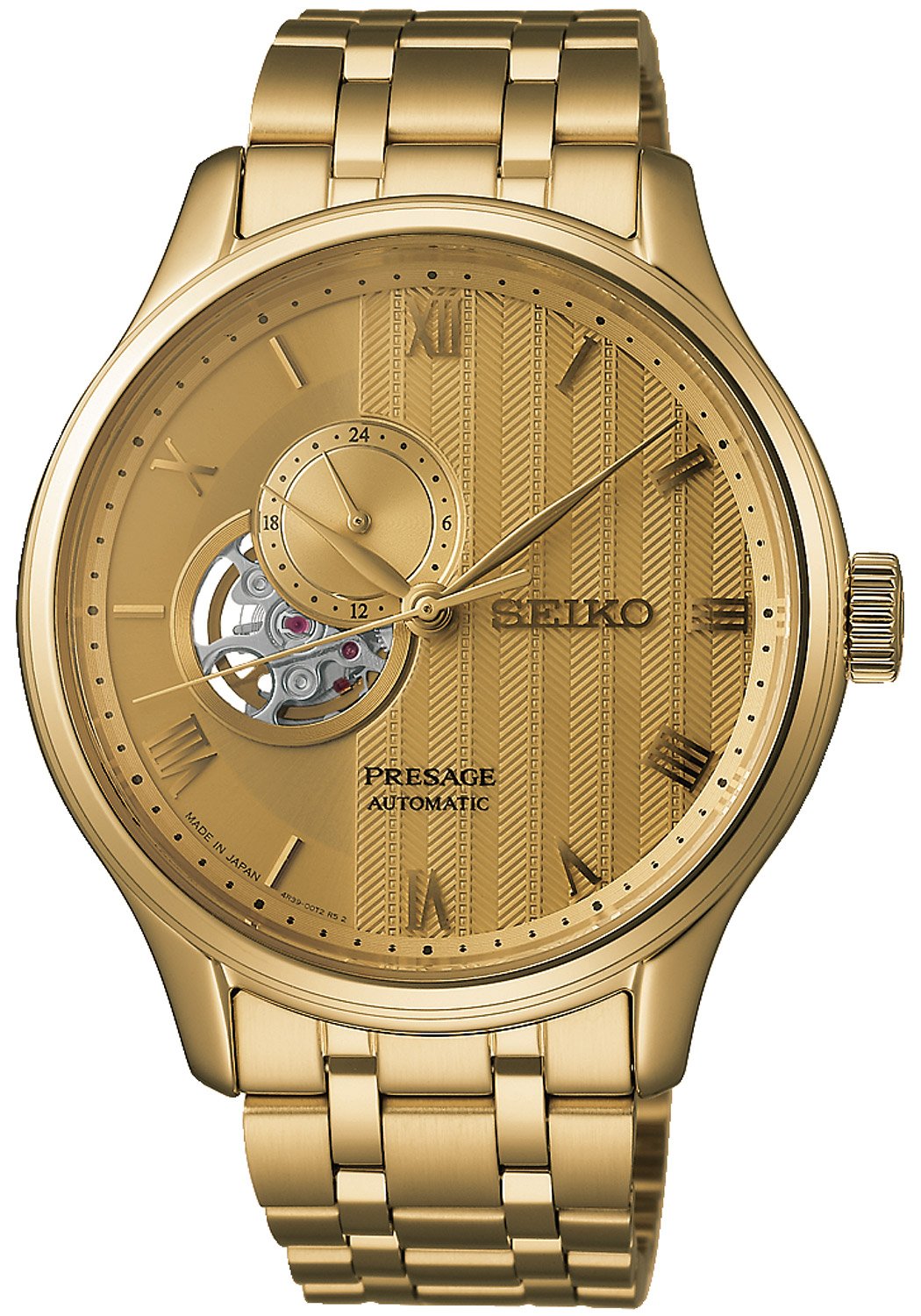 Seiko SSA468J1 Presage Automatikuhr Japanese Garden Goldfarben