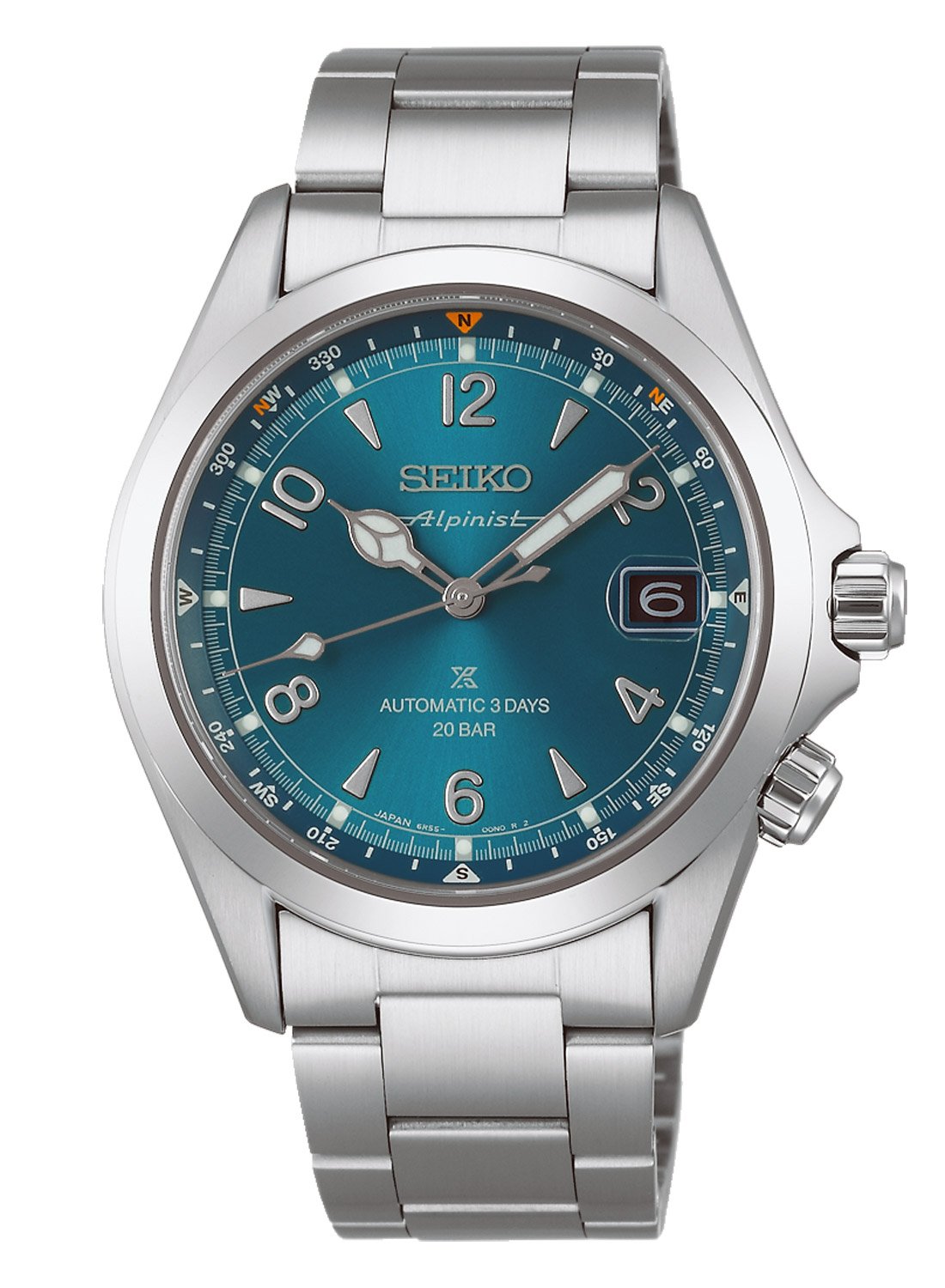 Seiko SPB503J1 Prospex Land Armbanduhr Alpinist Automatik Türkis
