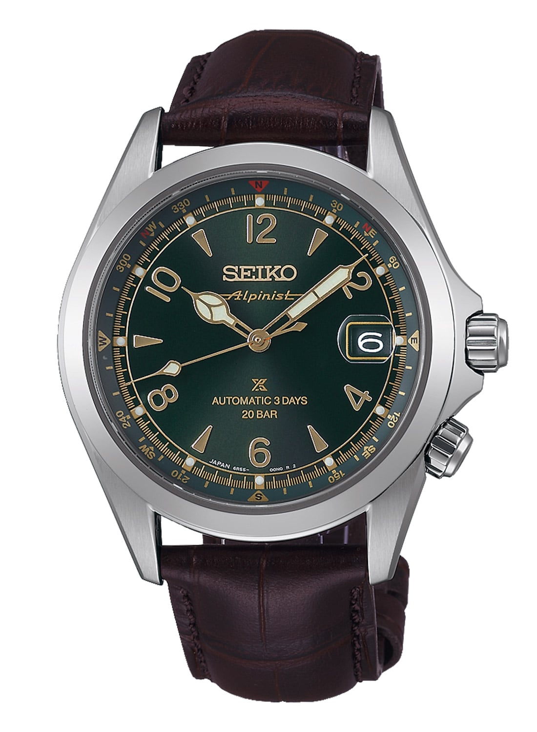 Seiko SPB507J1 Prospex Land Automatikuhr Alpinist Braun/Grün