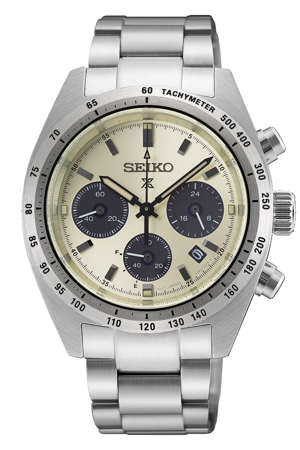 Seiko SSC959P1 Prospex Speedtimer Herrenuhr Solar Beige LE