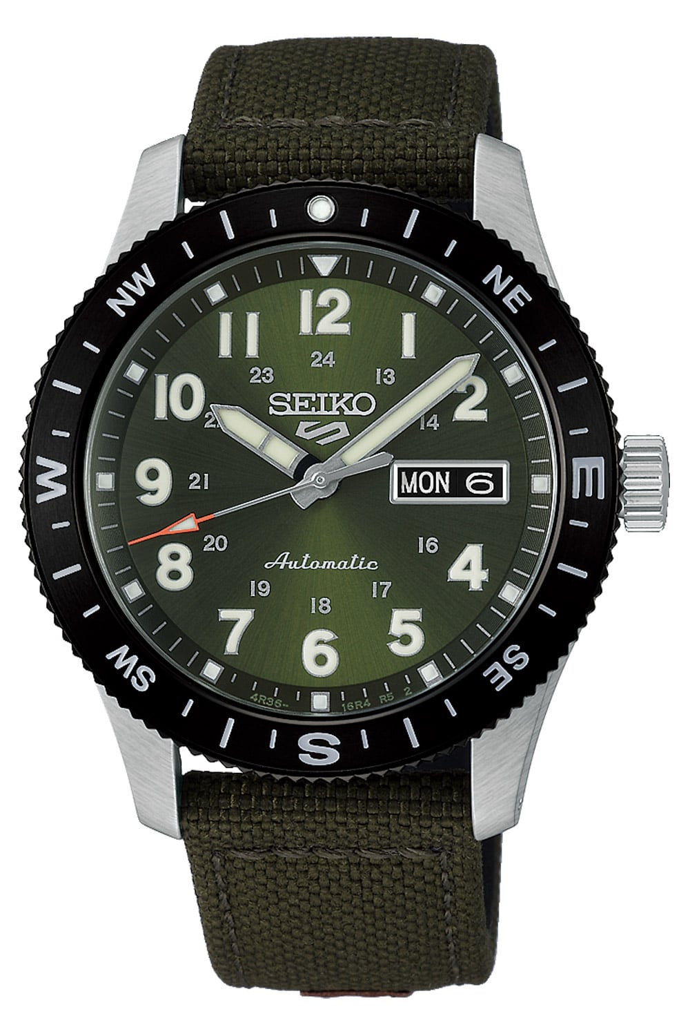 Seiko HDB008K1 Automatik-Herrenuhr Khakigrün