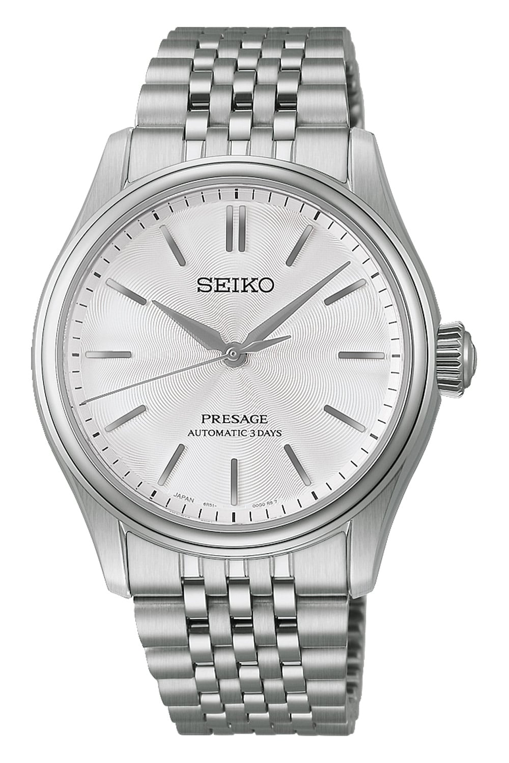 Seiko HCC001J1 Presage Herrenuhr Automatik Silberfarben