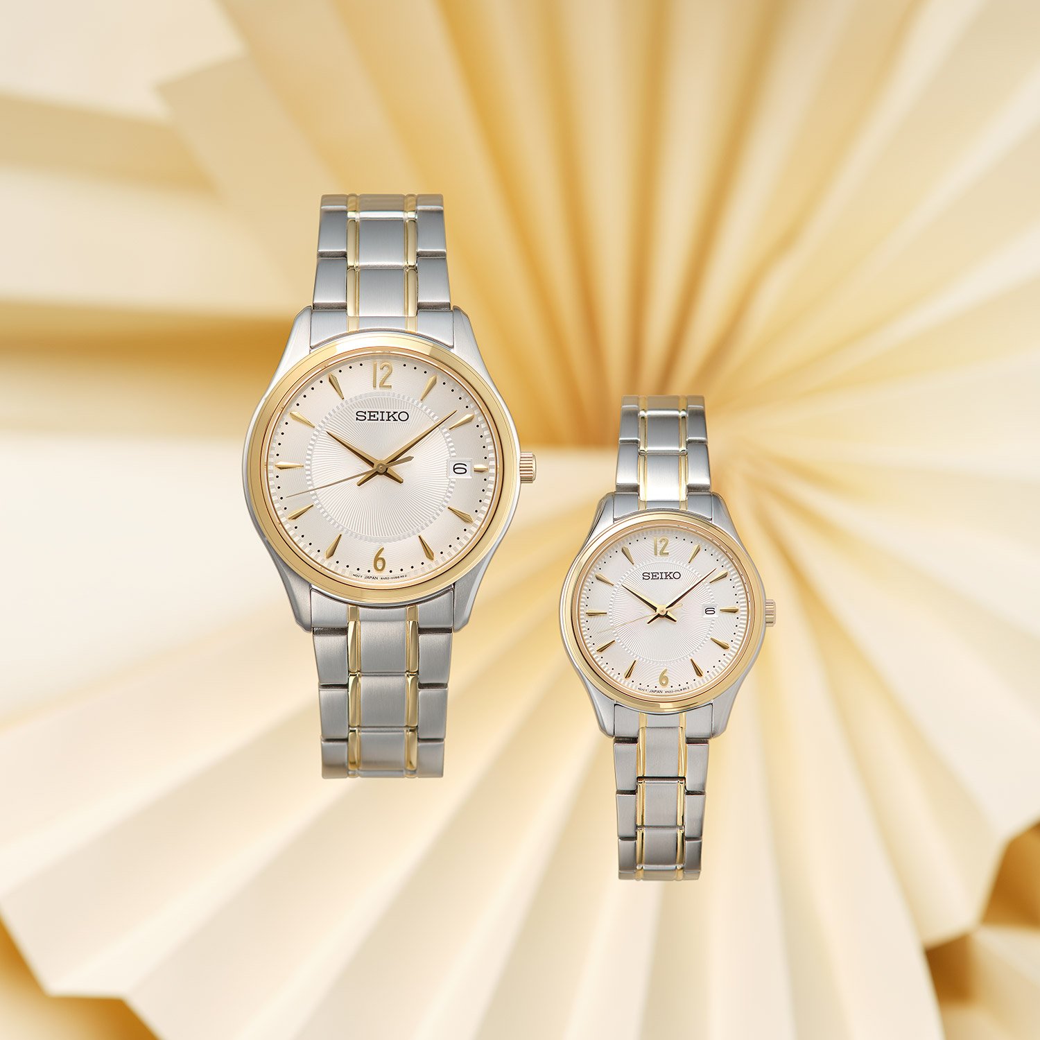 Seiko Men\'s Quartz Watch with Sapphire Crystal Two-Colour SUR468P1 •  uhrcenter