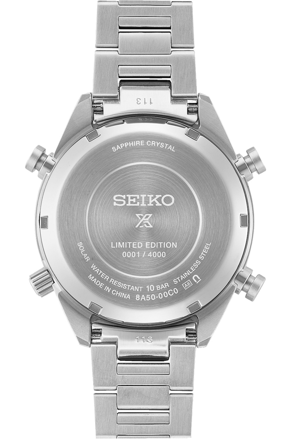 Seiko SFJ005P1 Prospex Solar Chronograph Men s Watch Limited Edition