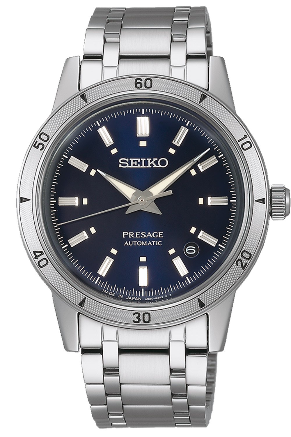 Seiko SRPL07J1 Presage Style 60’s Herrenuhr Automatik Blau