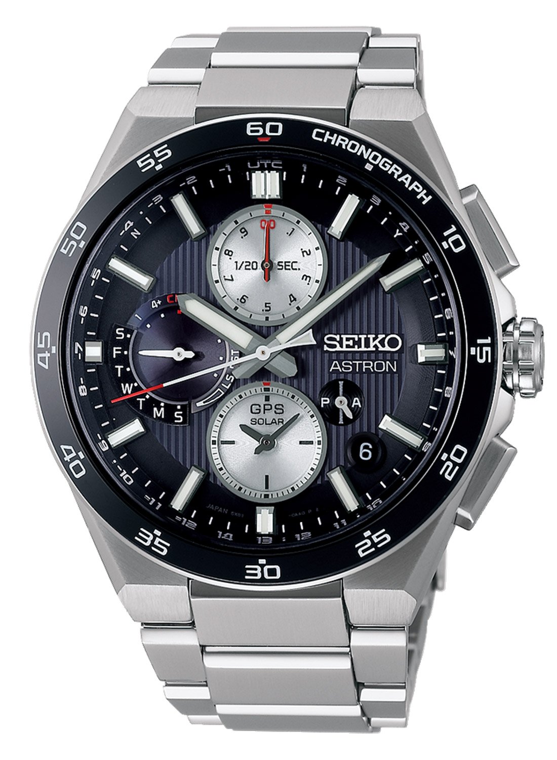 Astron solar chronograph bicolor online