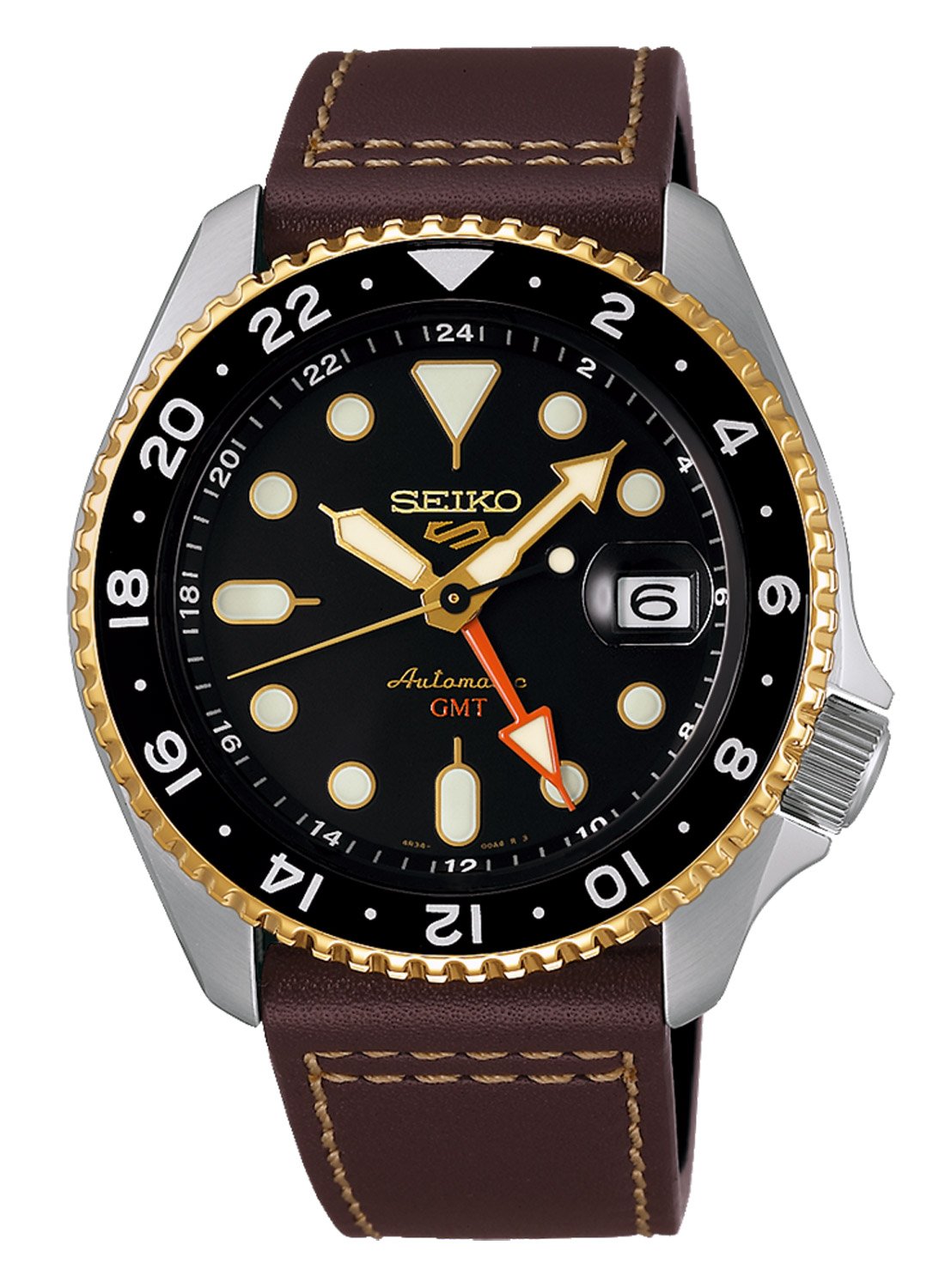 Seiko SSK036H1 5 Sports Herren-Automatikuhr GMT