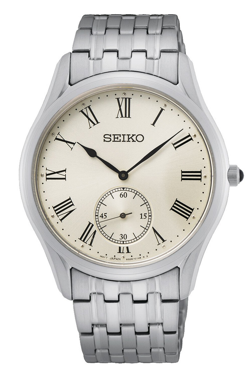 Seiko SRK047P1 Herrenuhr Kleine Sekunde Stahl/Silberfarben