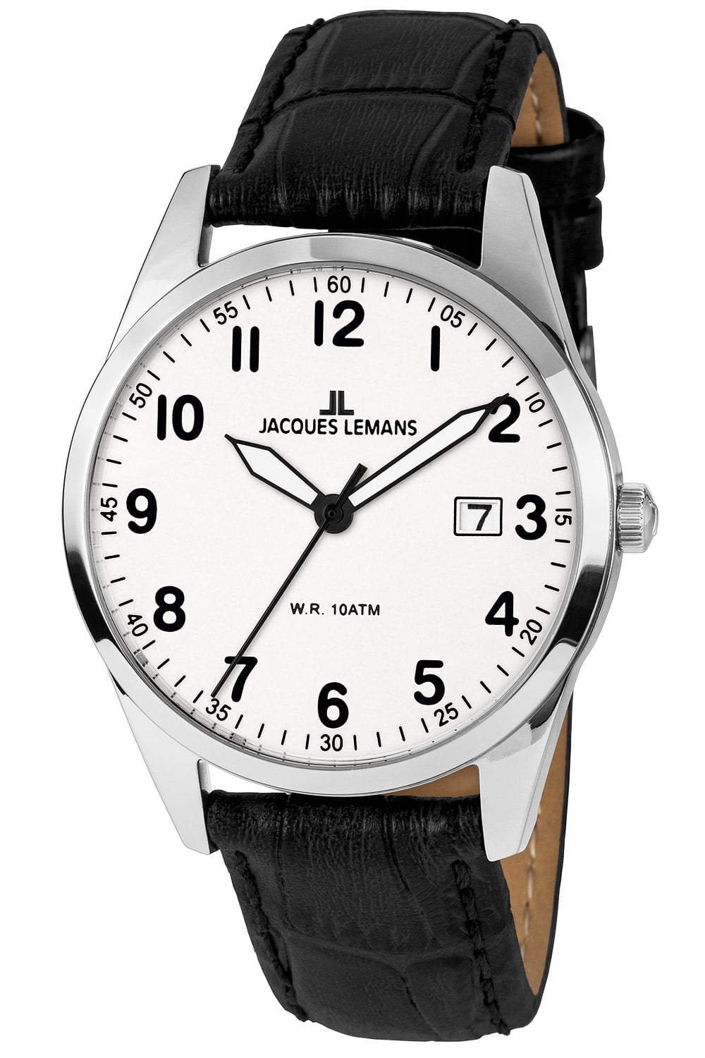 Jacques Lemans 1-2002B Herrenuhr Quarz mit Lederband Jacques Lemans 1-2002B Herrenuhr Quarz mit Lederband