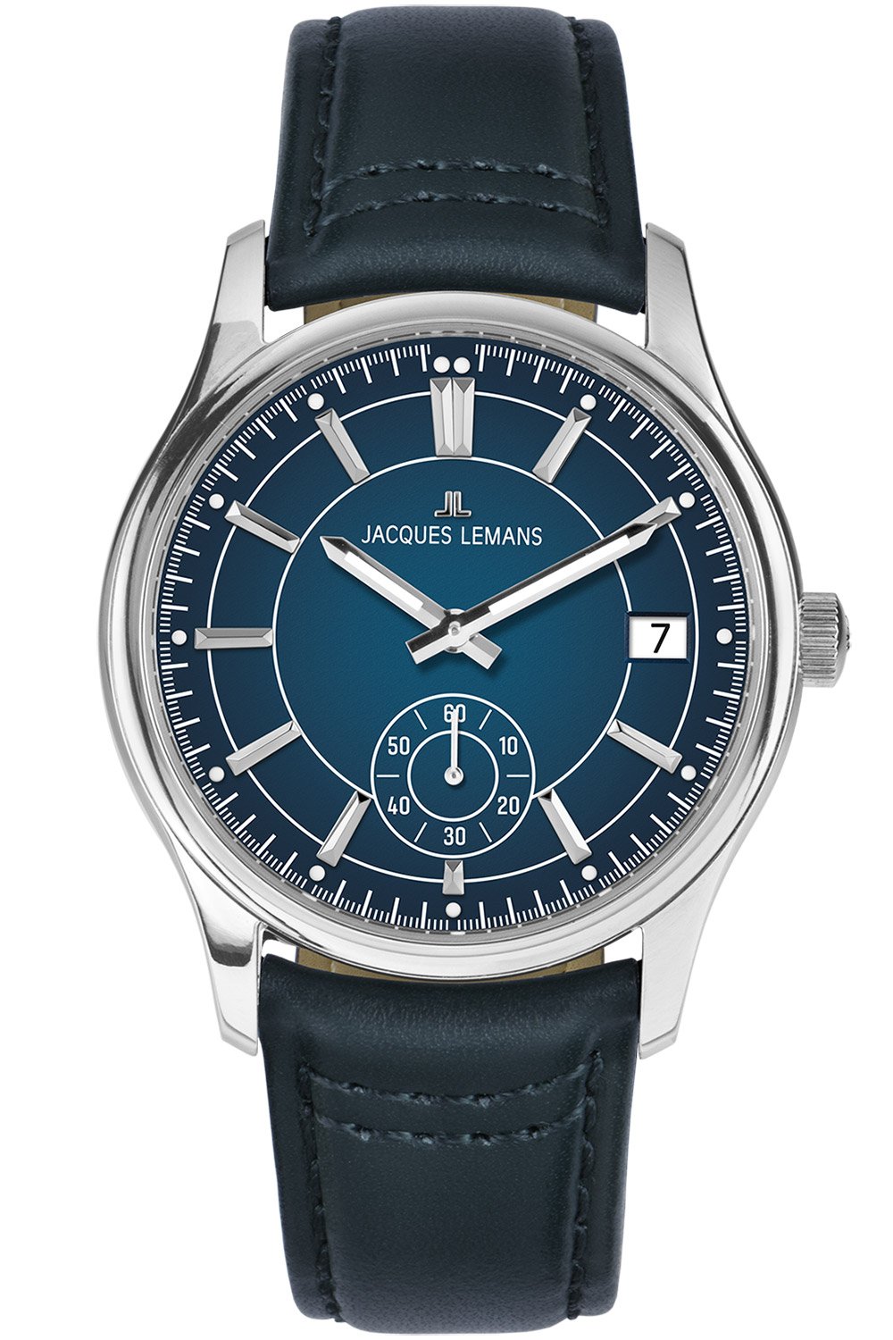 Jacques Lemans 1-2197B Herren-Quarzuhr Derby Blau