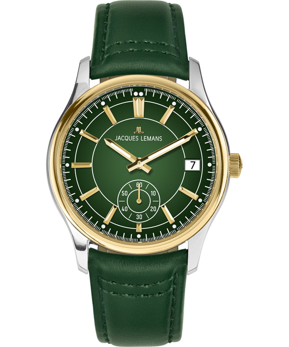 Jacques Lemans 1-2197D Herrenuhr Derby Grün/Zweifarbig Jacques Lemans 1-2197D Herrenuhr Derby Grün/Zweifarbig