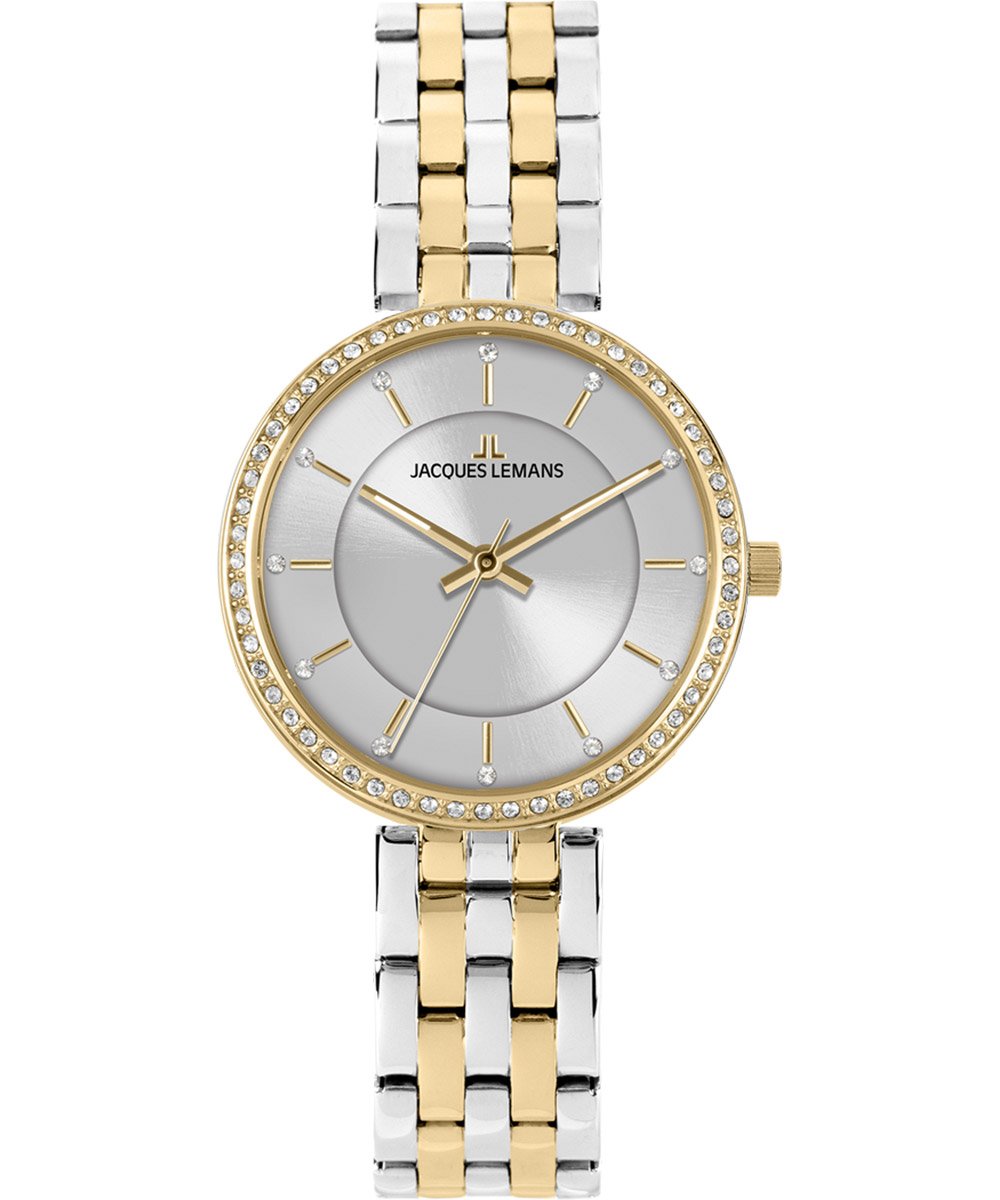 Jacques Lemans 1-2212C Damenuhr Milano Quarz Bicolor Jacques Lemans 1-2212C Damenuhr Milano Quarz Bicolor