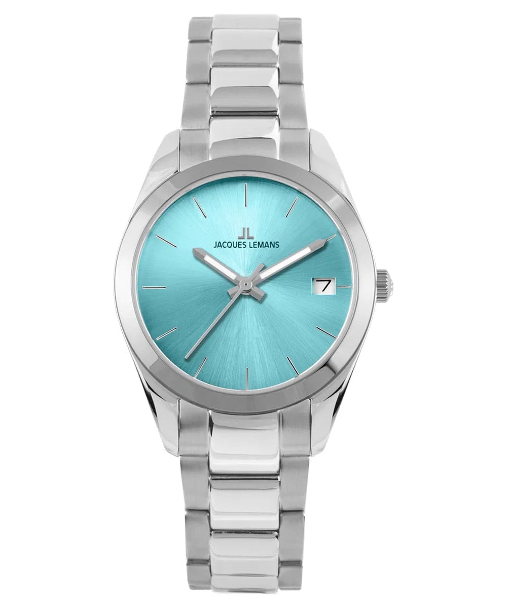 Jacques Lemans 1-1878C Damenuhr Derby Edelstahl/Türkis Jacques Lemans 1-1878C Damenuhr Derby Edelstahl/Türkis