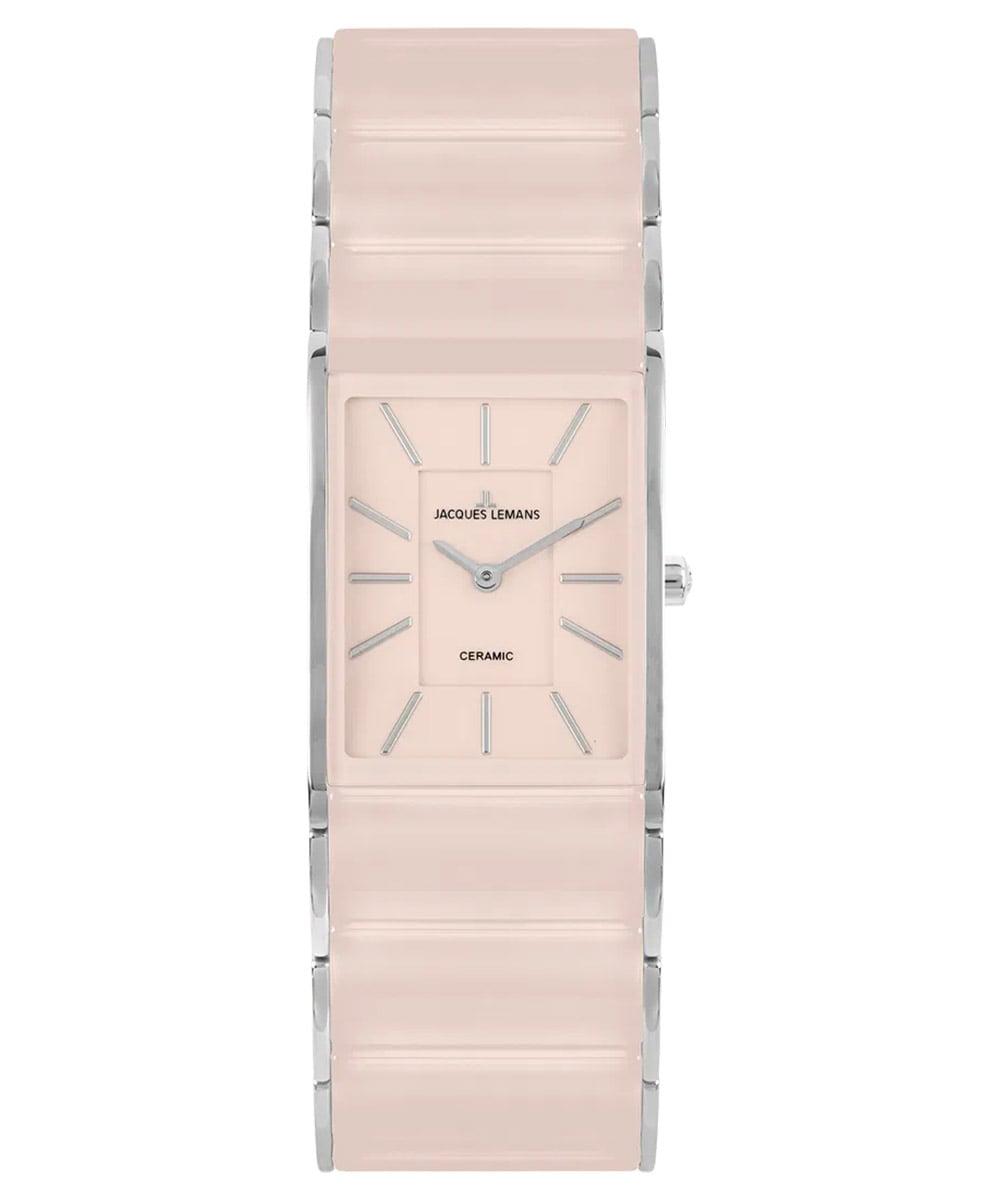 Jacques Lemans 1-1940P Keramik-Damenuhr Dublin Rosafarben Jacques Lemans 1-1940P Keramik-Damenuhr Dublin Rosafarben