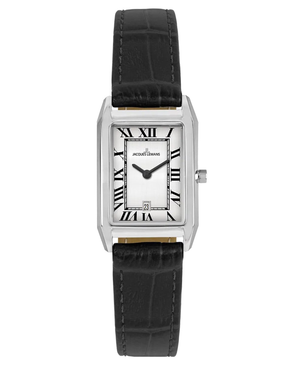 Jacques Lemans 1-2189.1N Damen-Armbanduhr Quarz Torino Rechteckig Schwarz Jacques Lemans 1-2189.1N Damen-Armbanduhr Quarz Torino Rechteckig Schwarz