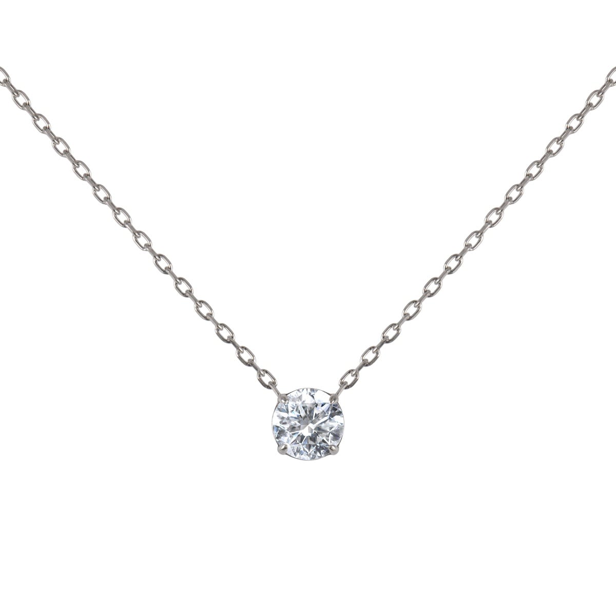 Jacques Lemans S-C261A Damen-Halskette mit Zirkonia-Anhänger