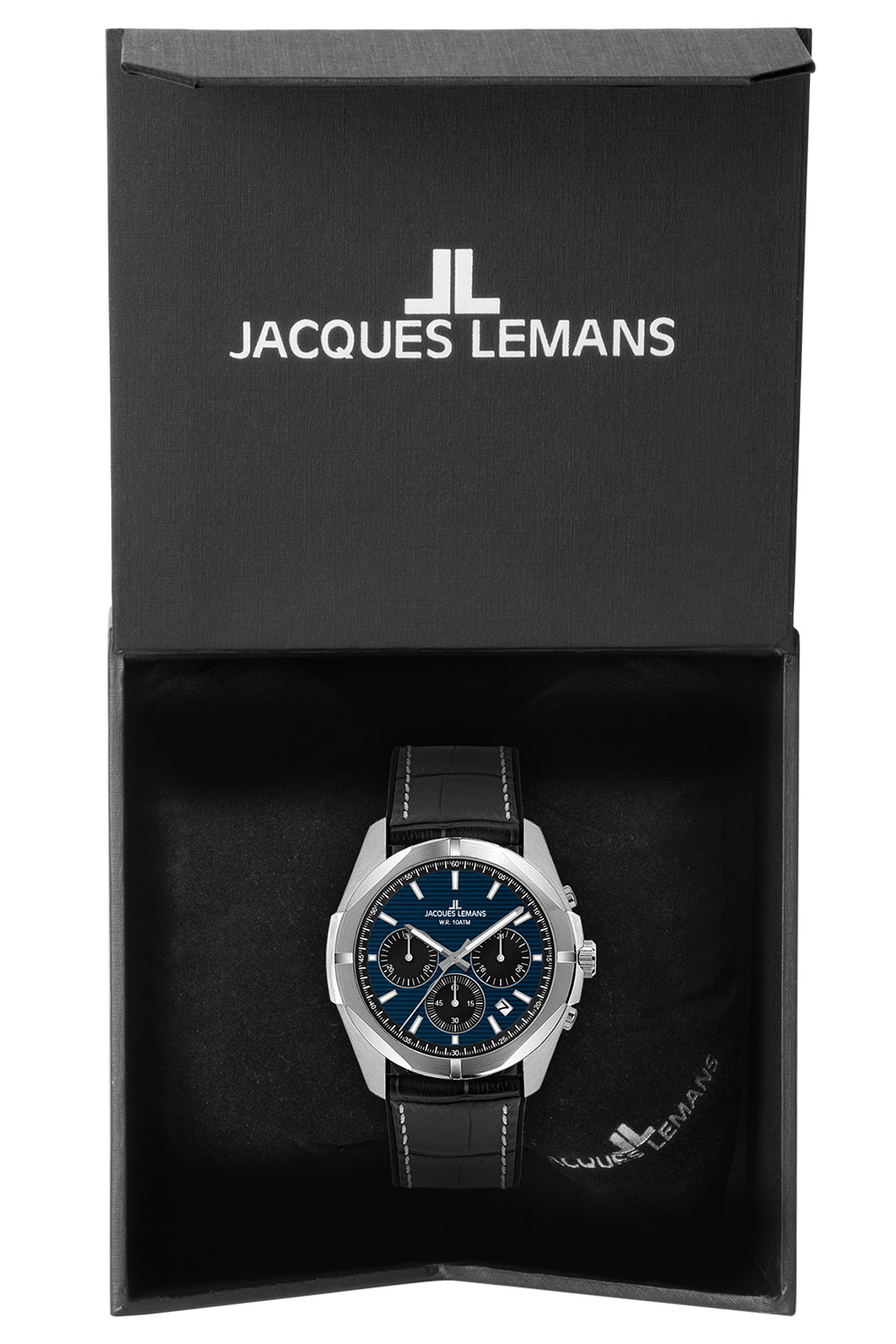 Jacques Lemans Herrenuhr Chronograph Melbourne 10 Bar Wasserdicht 