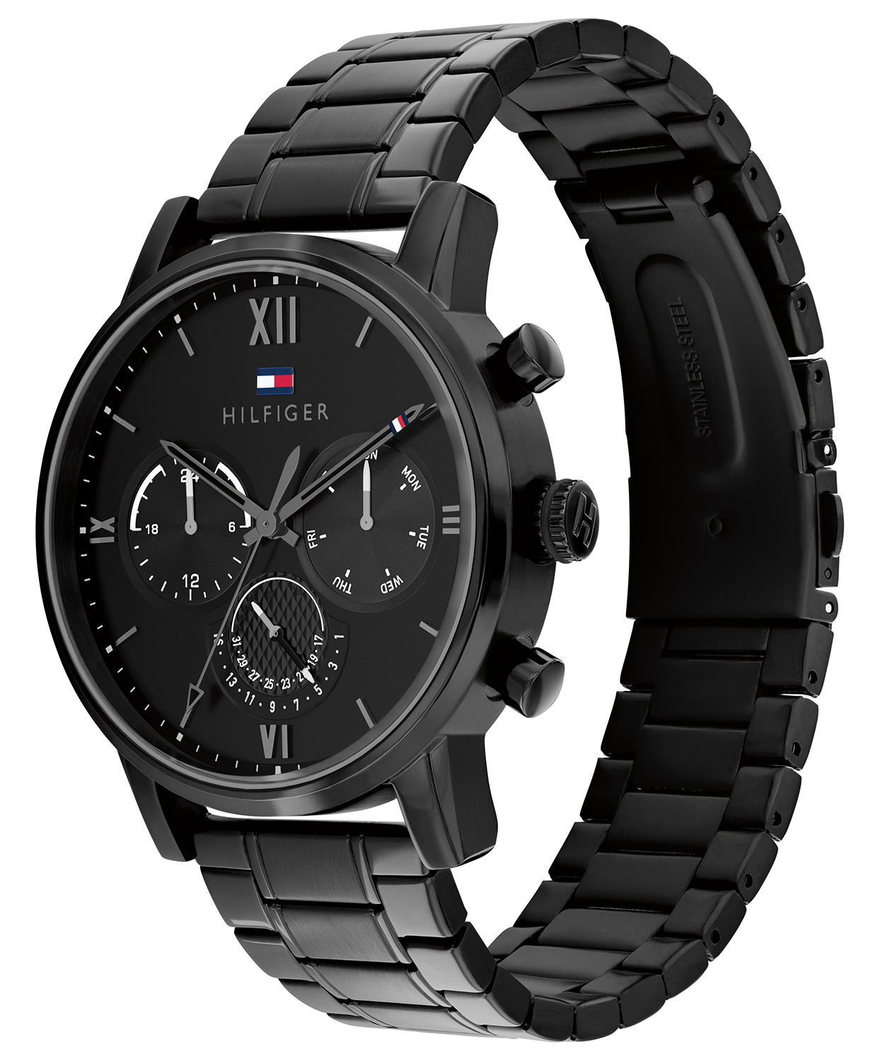 Tommy Hilfiger Herrenarmbanduhr Multifunktion Sullivan Schwarz  