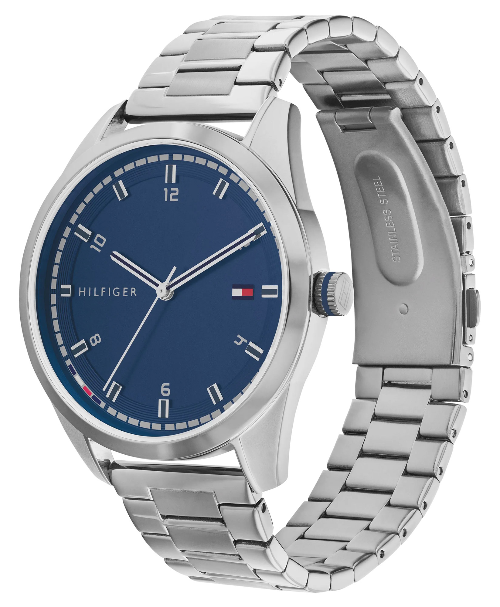 Tommy Hilfiger Herrenuhr Griffin Stahl/Dunkelblau 1710455 • uhrcenter