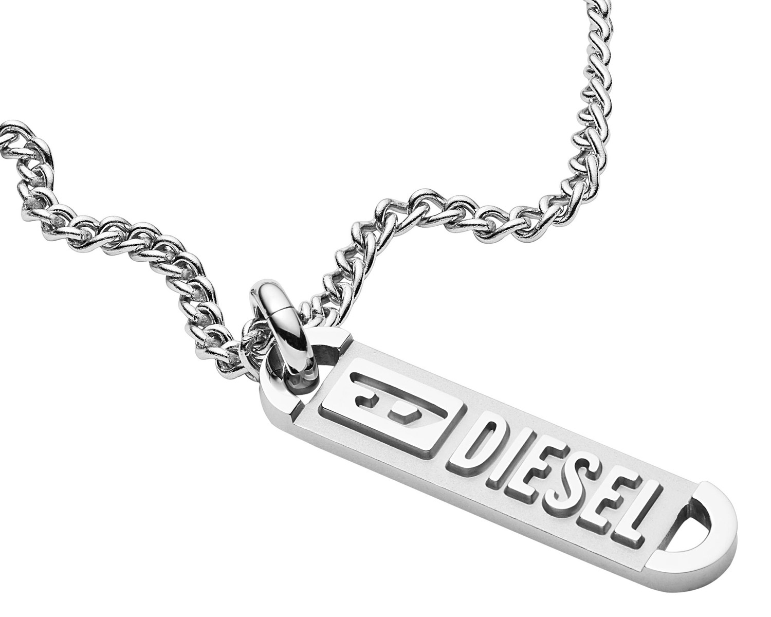 Diesel DX1228040 Herren-Halskette mit Anhänger Edelstahl