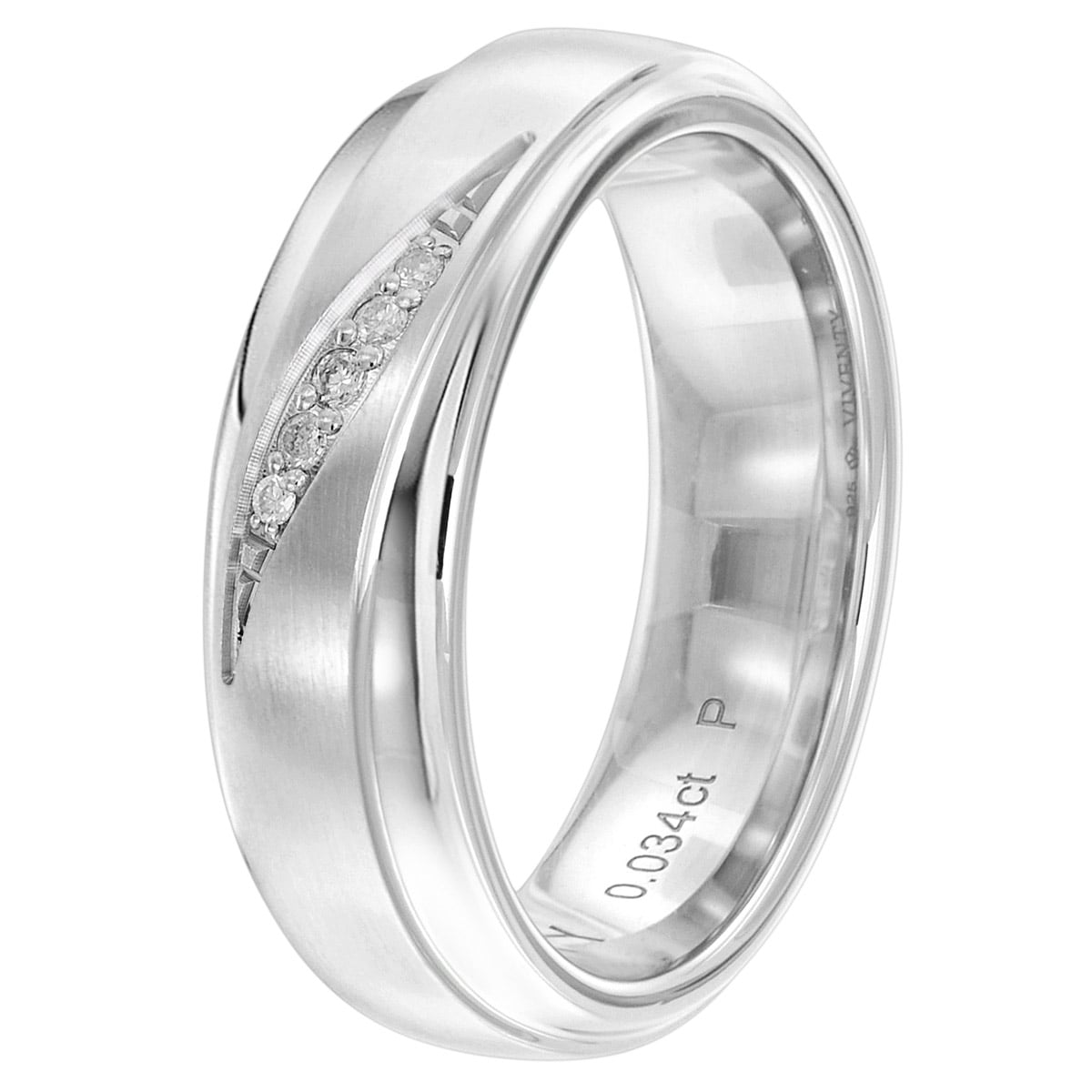 Viventy 698080 Damenring 925 Silber mit Diamanten Verlobungsring
