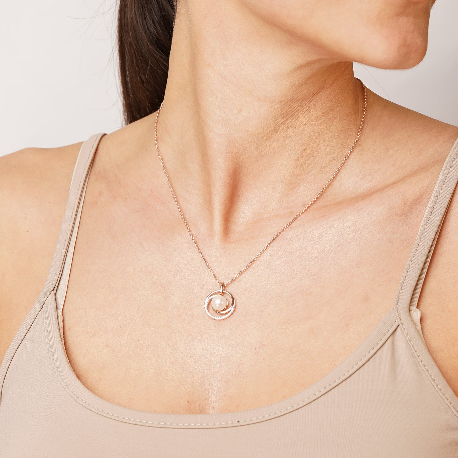 Viventy Halskette für Damen Silber Rosé Vergoldet 785902 • uhrcenter | Edelstahlketten