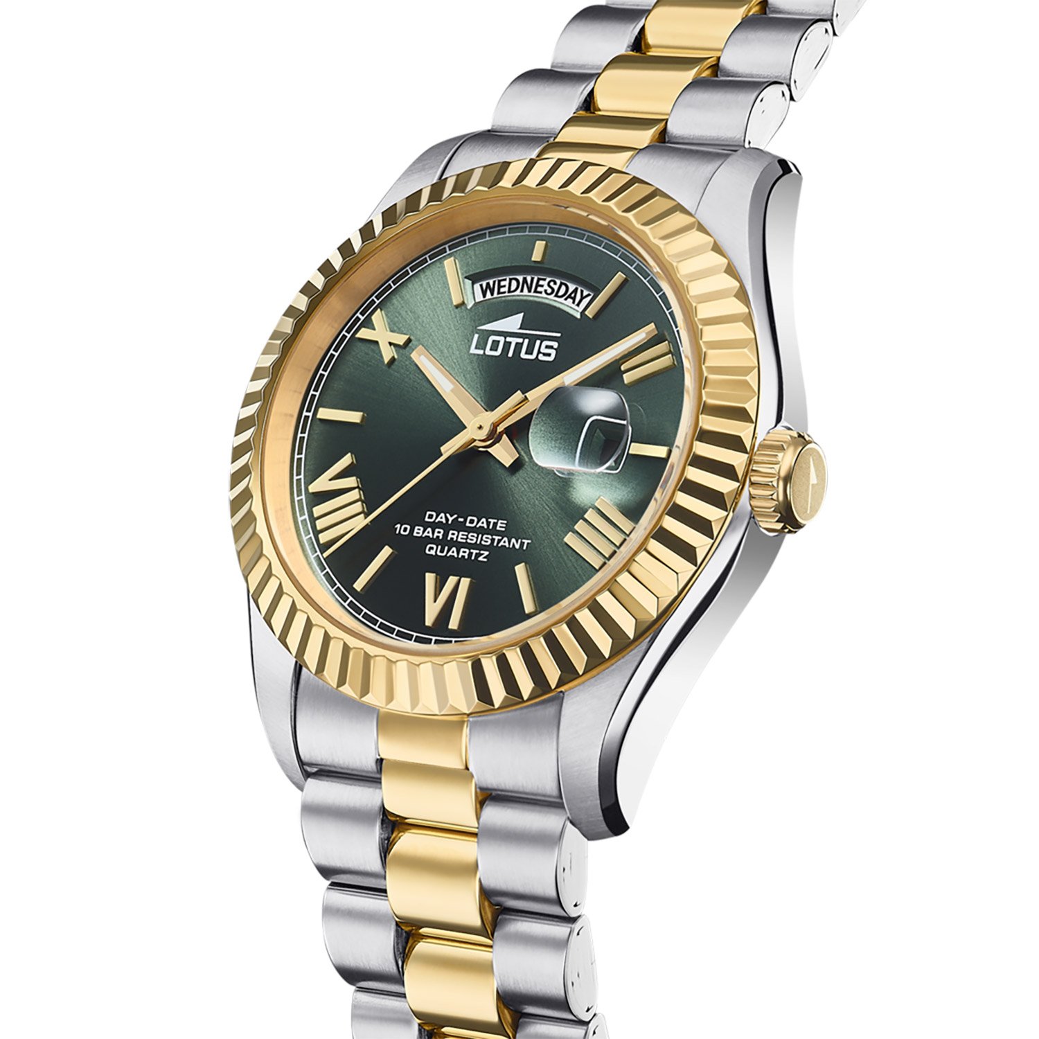 Day • Lotus 18855/3 Men\'s uhrcenter Date Green Freedom and Watch