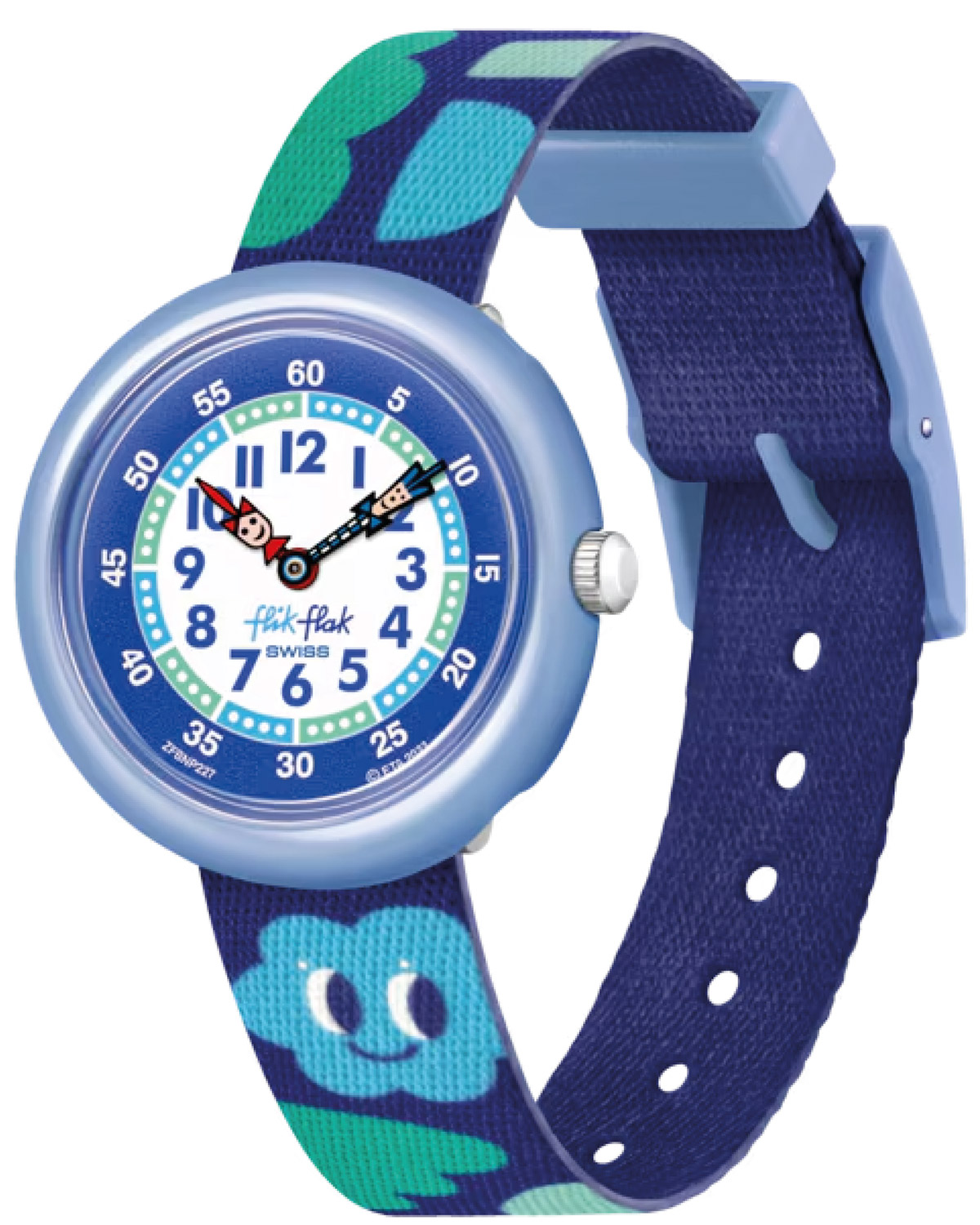 Flik Flak Kids Watch Smiling Clouds FBNP227 order at uhrcenter