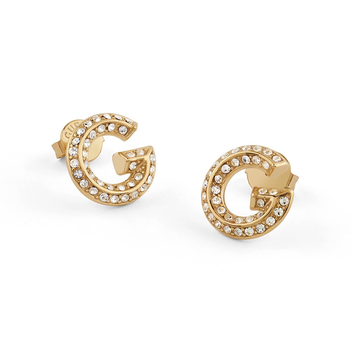 Guess Women's Stud Earrings Gold Tone JUBE05443JWYG • uhrcenter